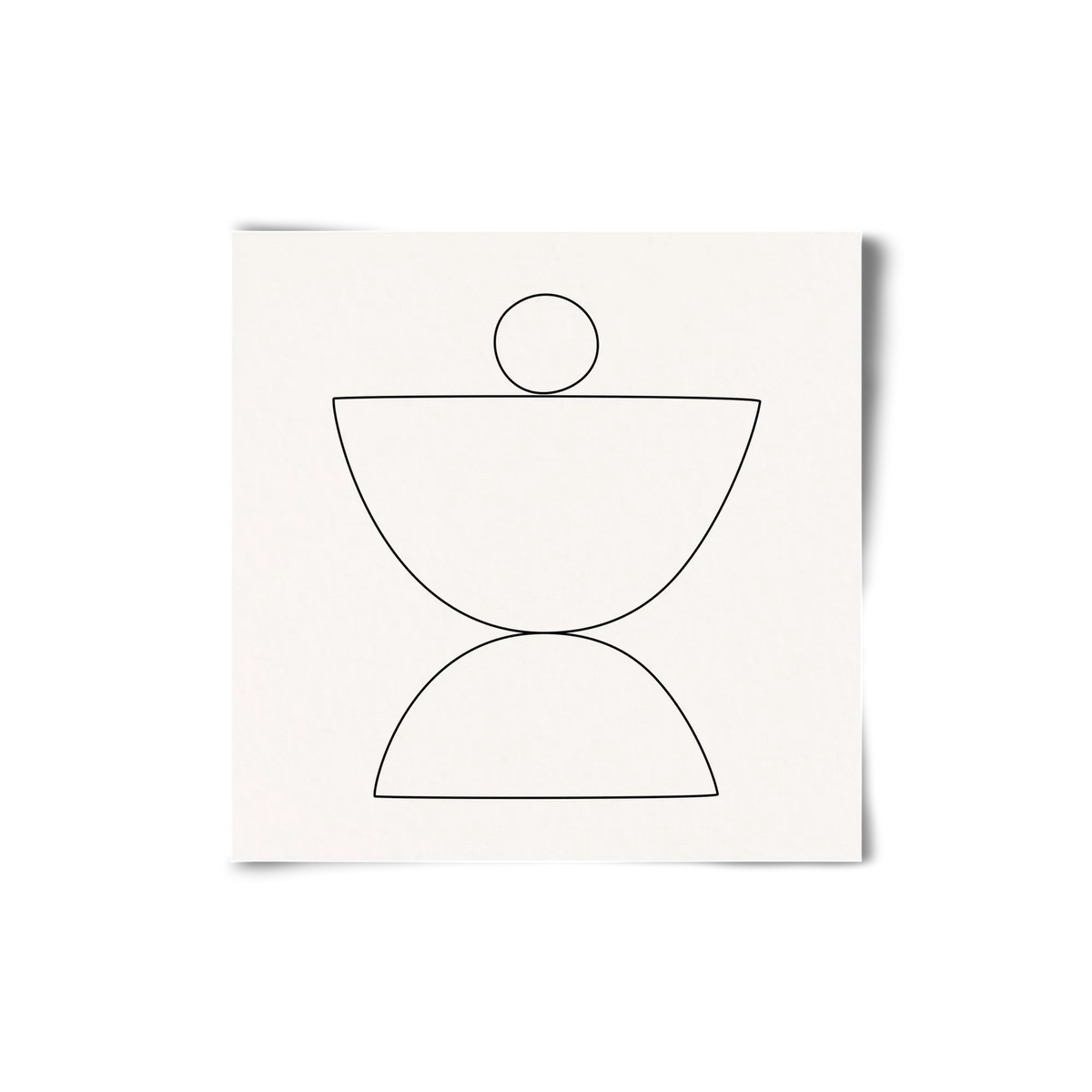 MINIMAL GEOMETIC ART - LINE 02 - artbridge