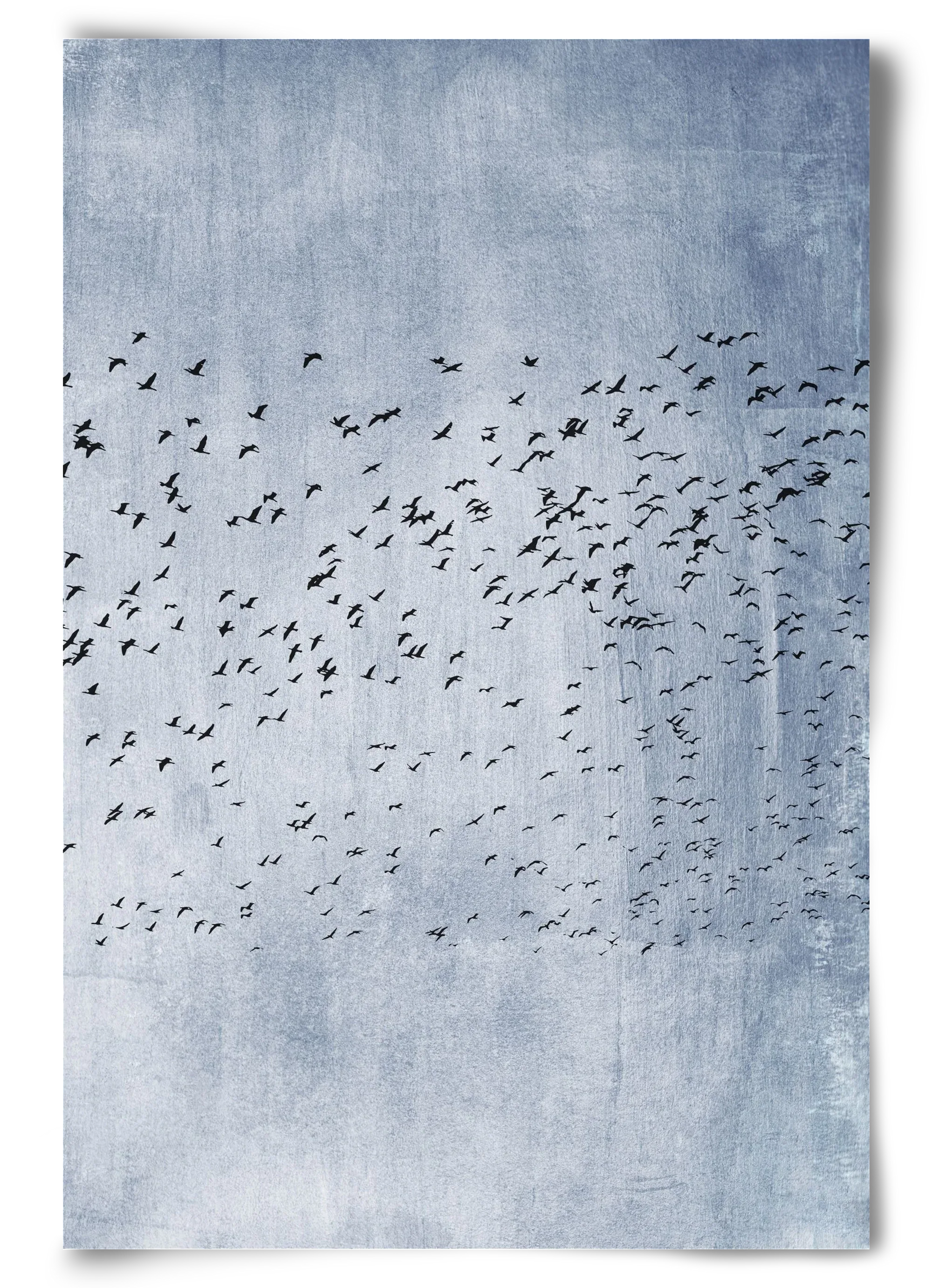 Moving on - blue - artbridge