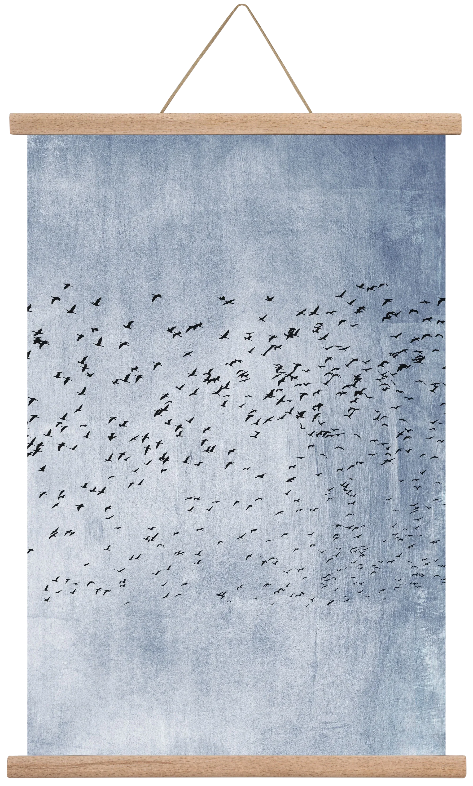 Moving on - blue - artbridge