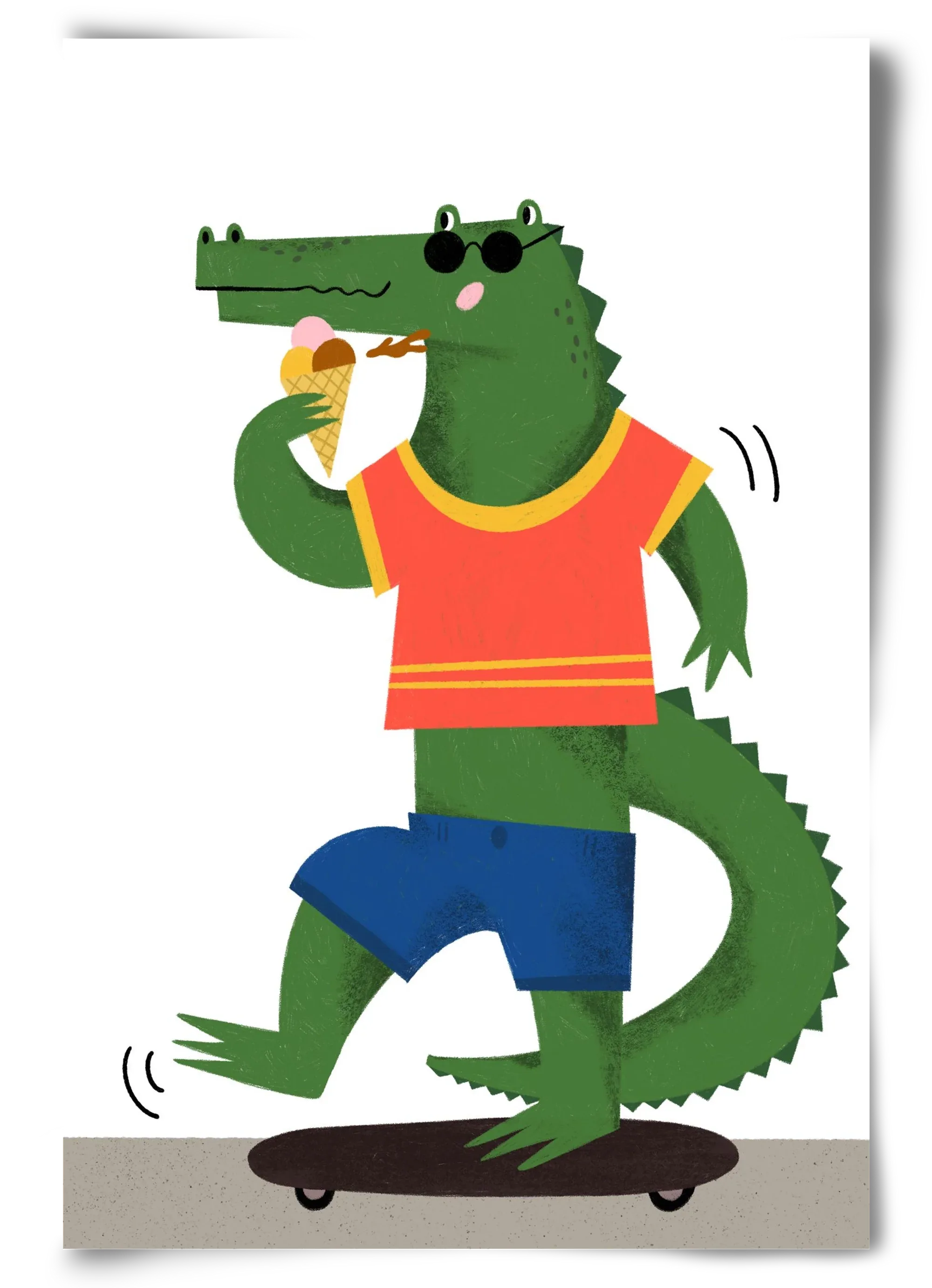 Funky Crocodile - artbridge