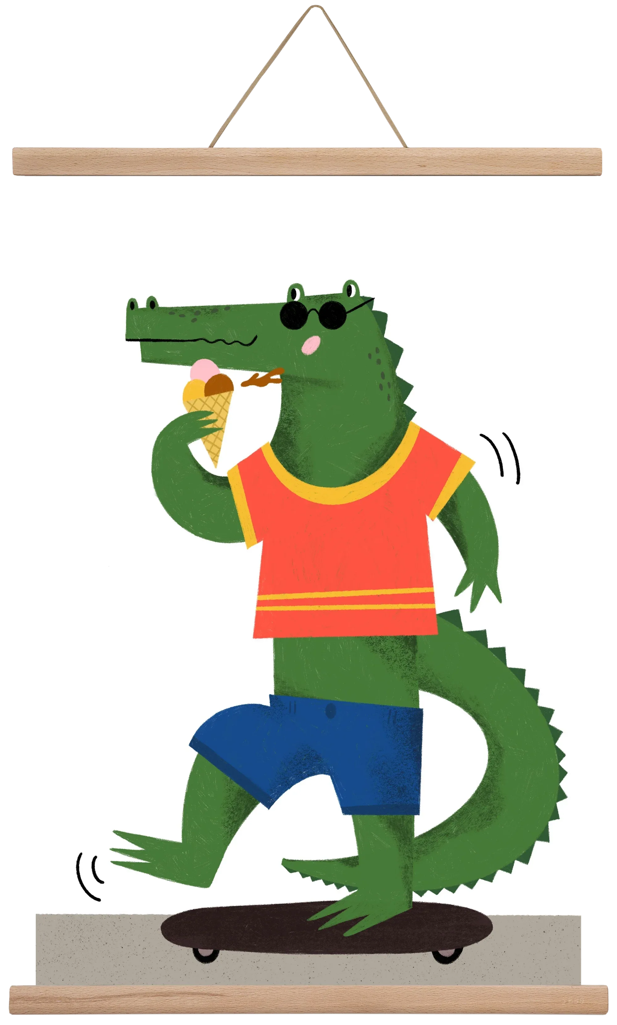 Funky Crocodile - artbridge