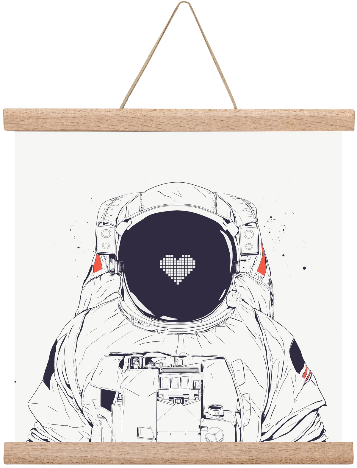 Astronaut love - artbridge