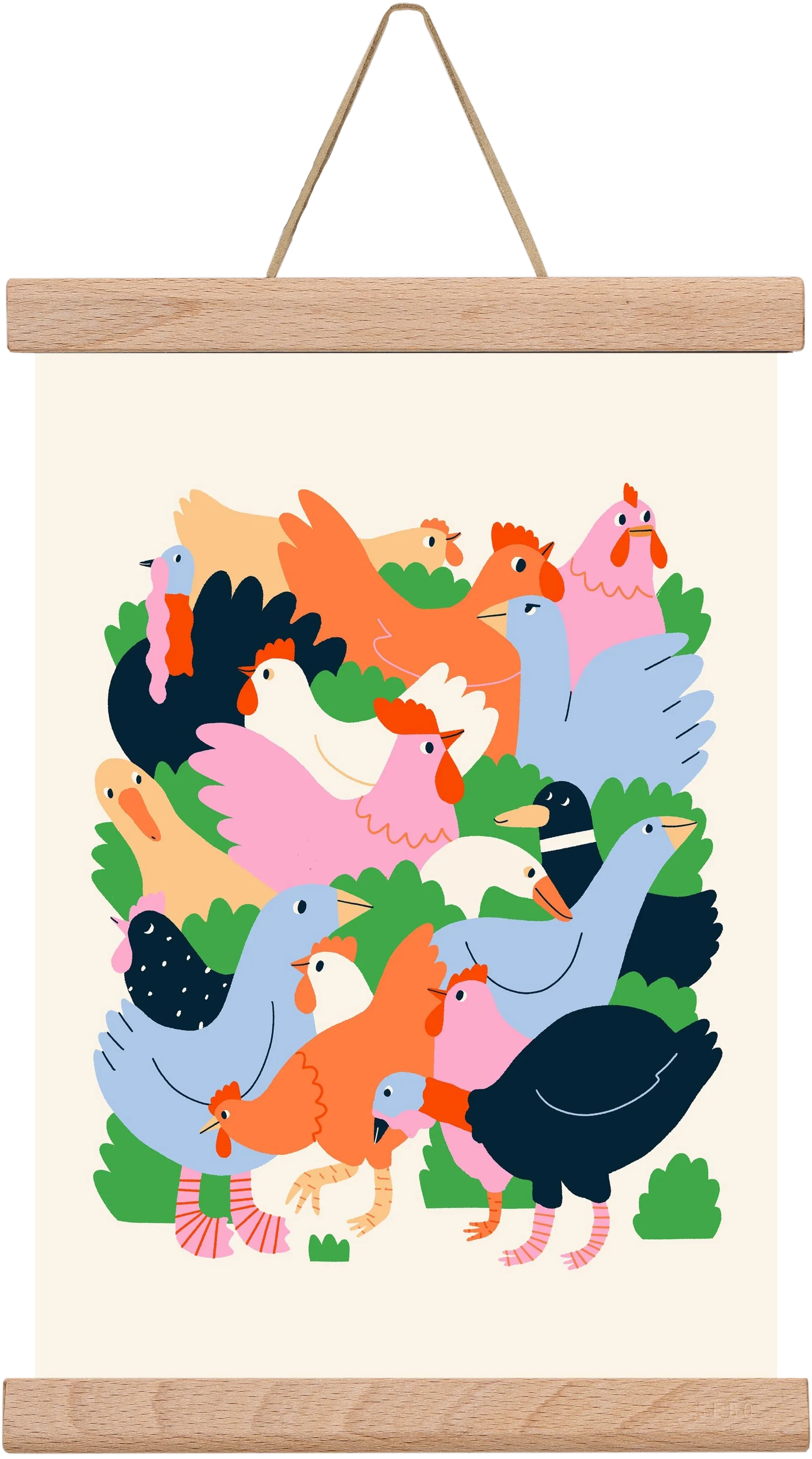 Happy Poultry Yard - artbridge
