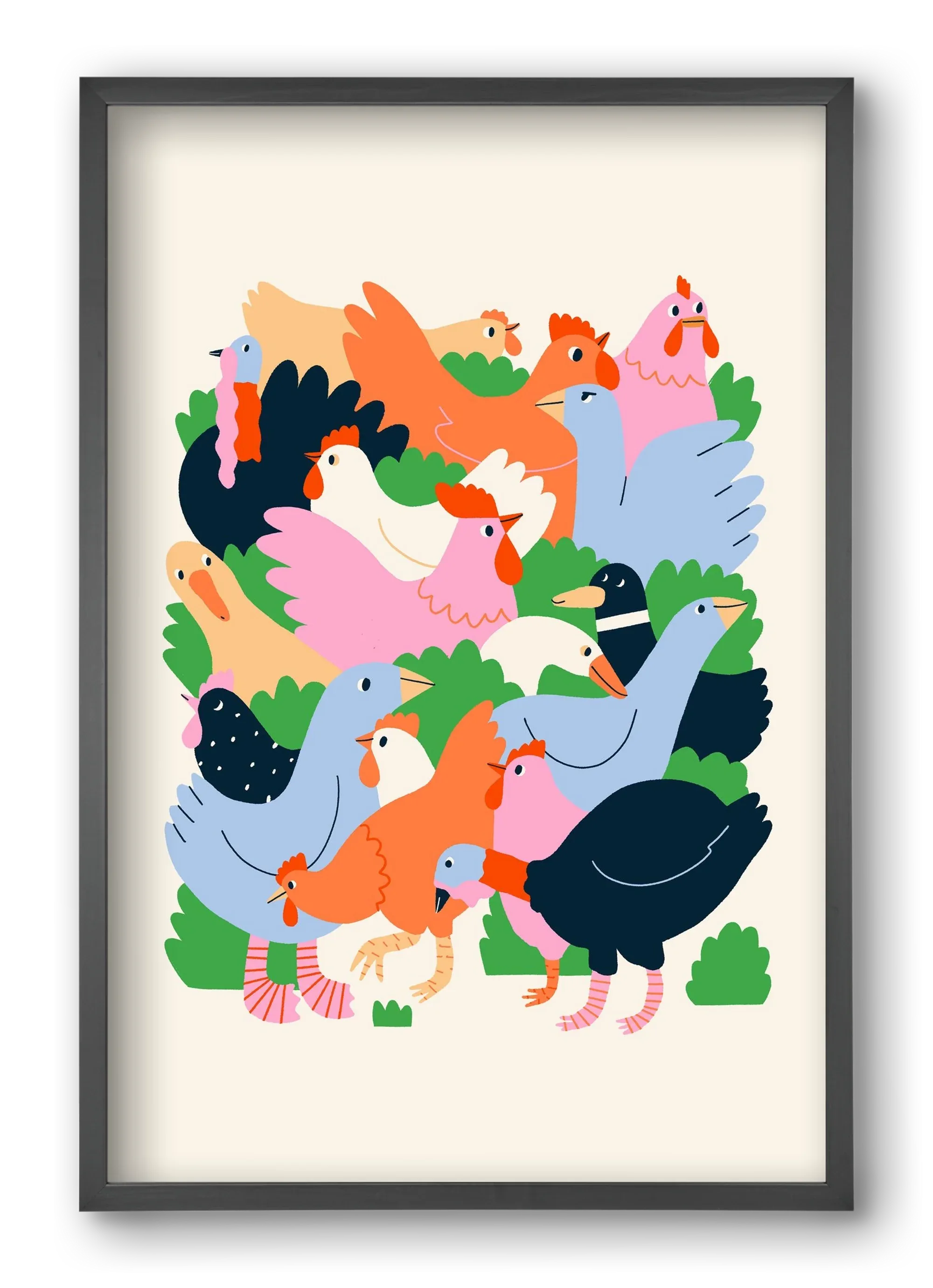 Happy Poultry Yard - artbridge