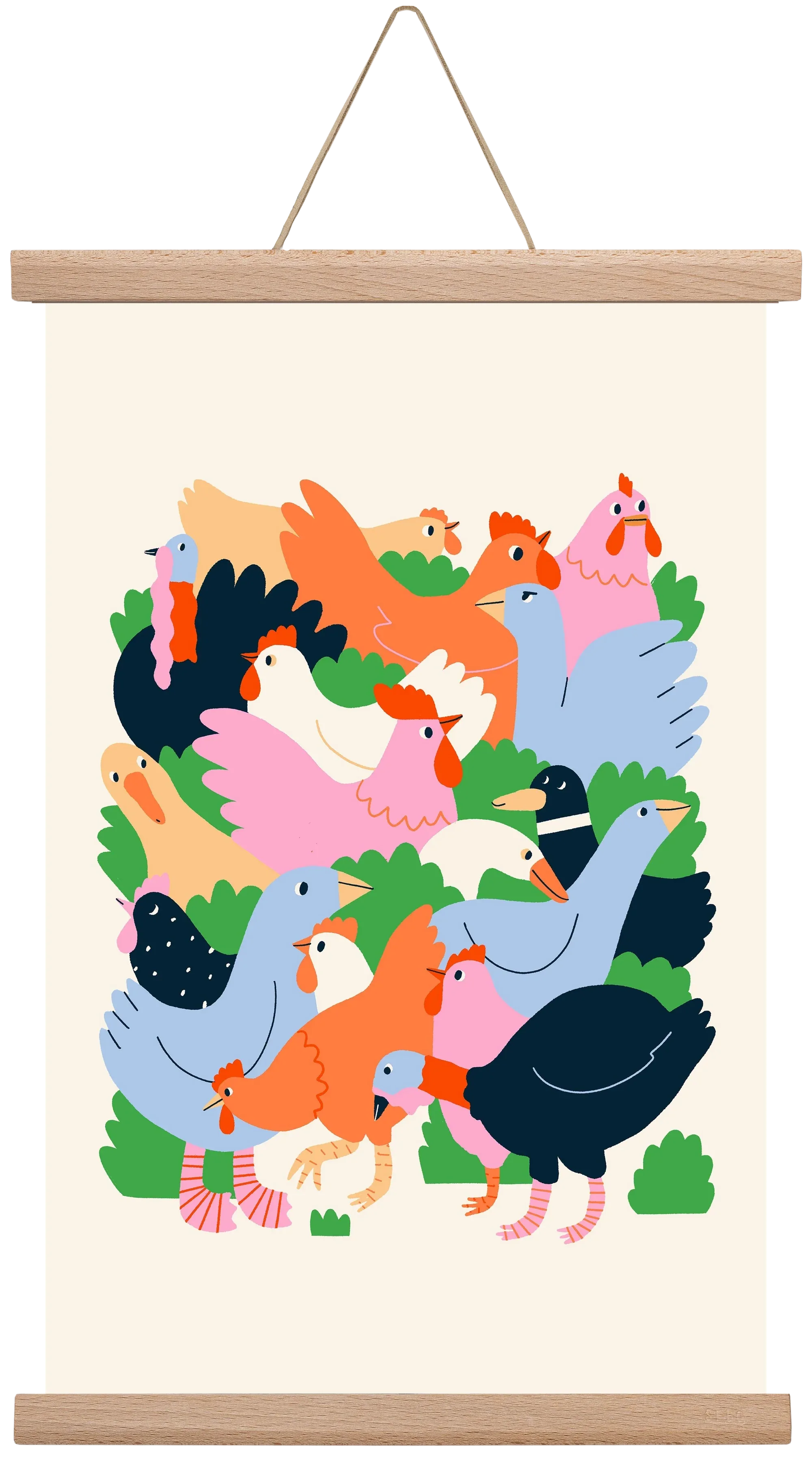 Happy Poultry Yard - artbridge