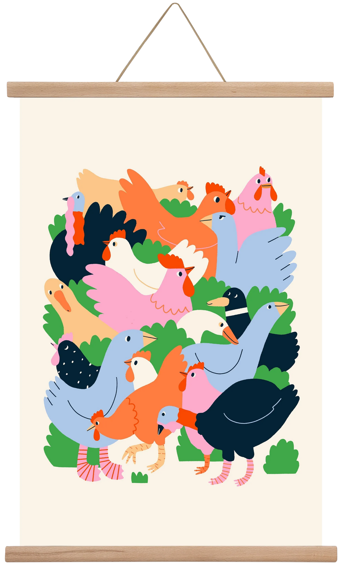 Happy Poultry Yard - artbridge