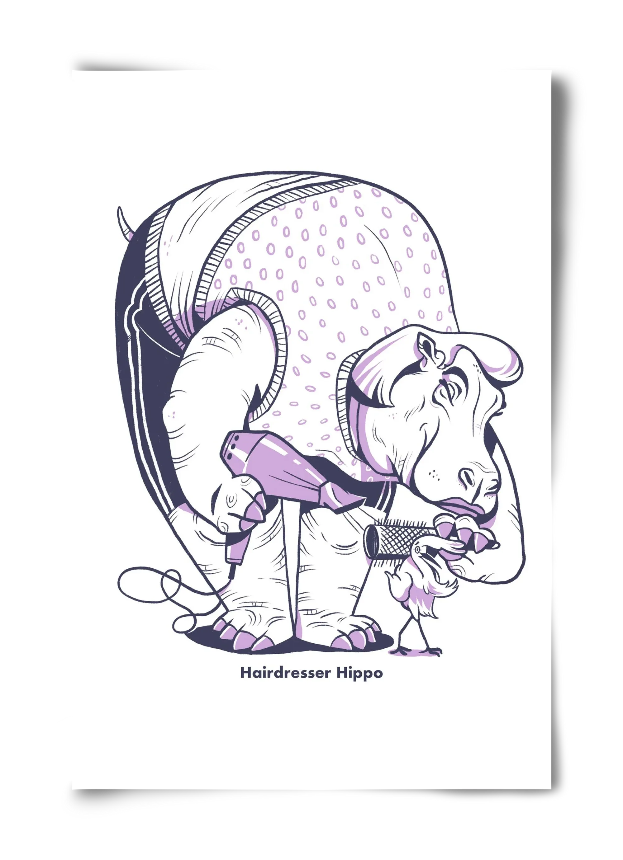 Hairdresser Hippo - artbridge