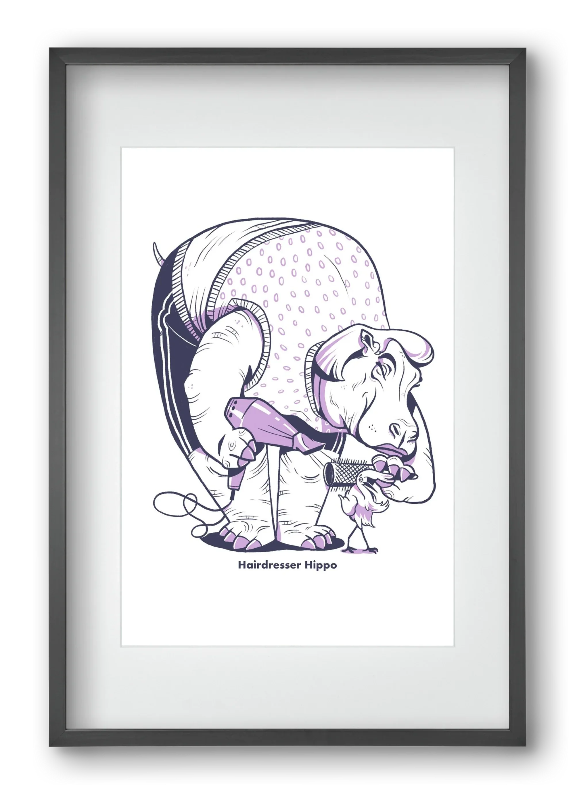 Hairdresser Hippo - artbridge