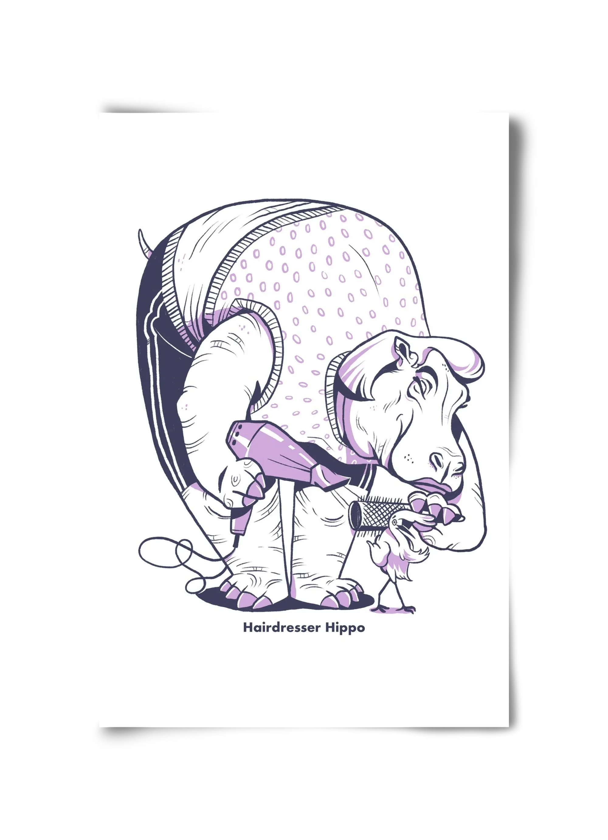 Hairdresser Hippo - artbridge