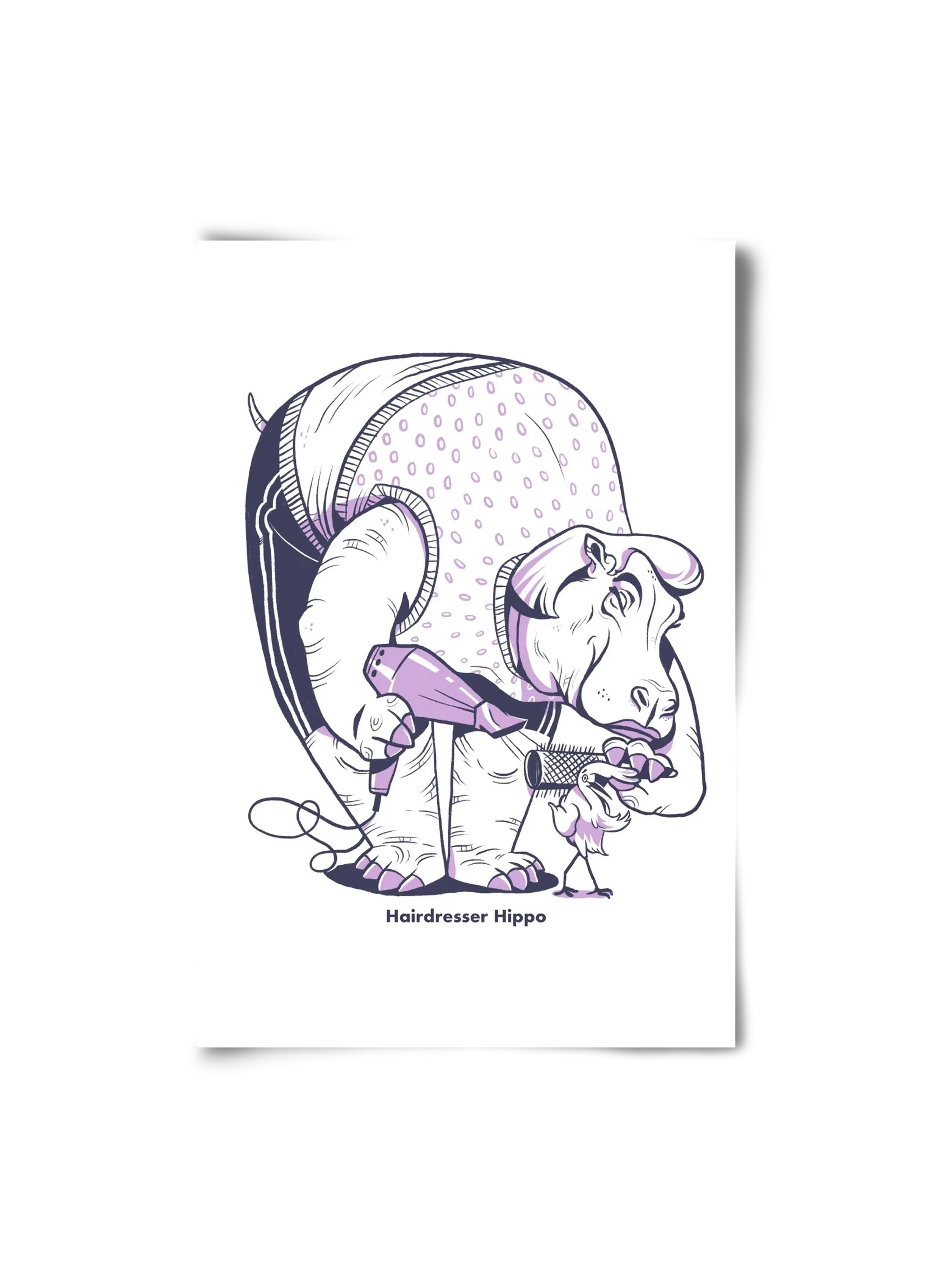 Hairdresser Hippo - artbridge