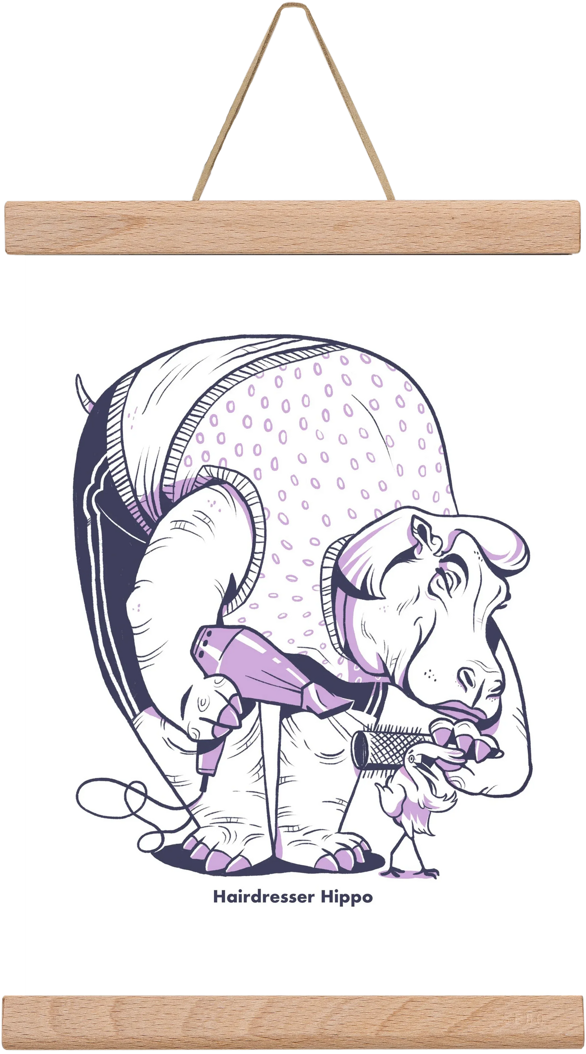Hairdresser Hippo - artbridge