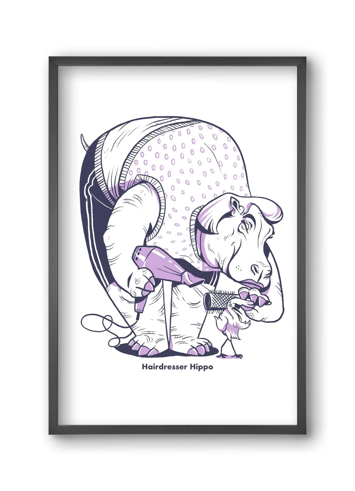 Hairdresser Hippo - artbridge