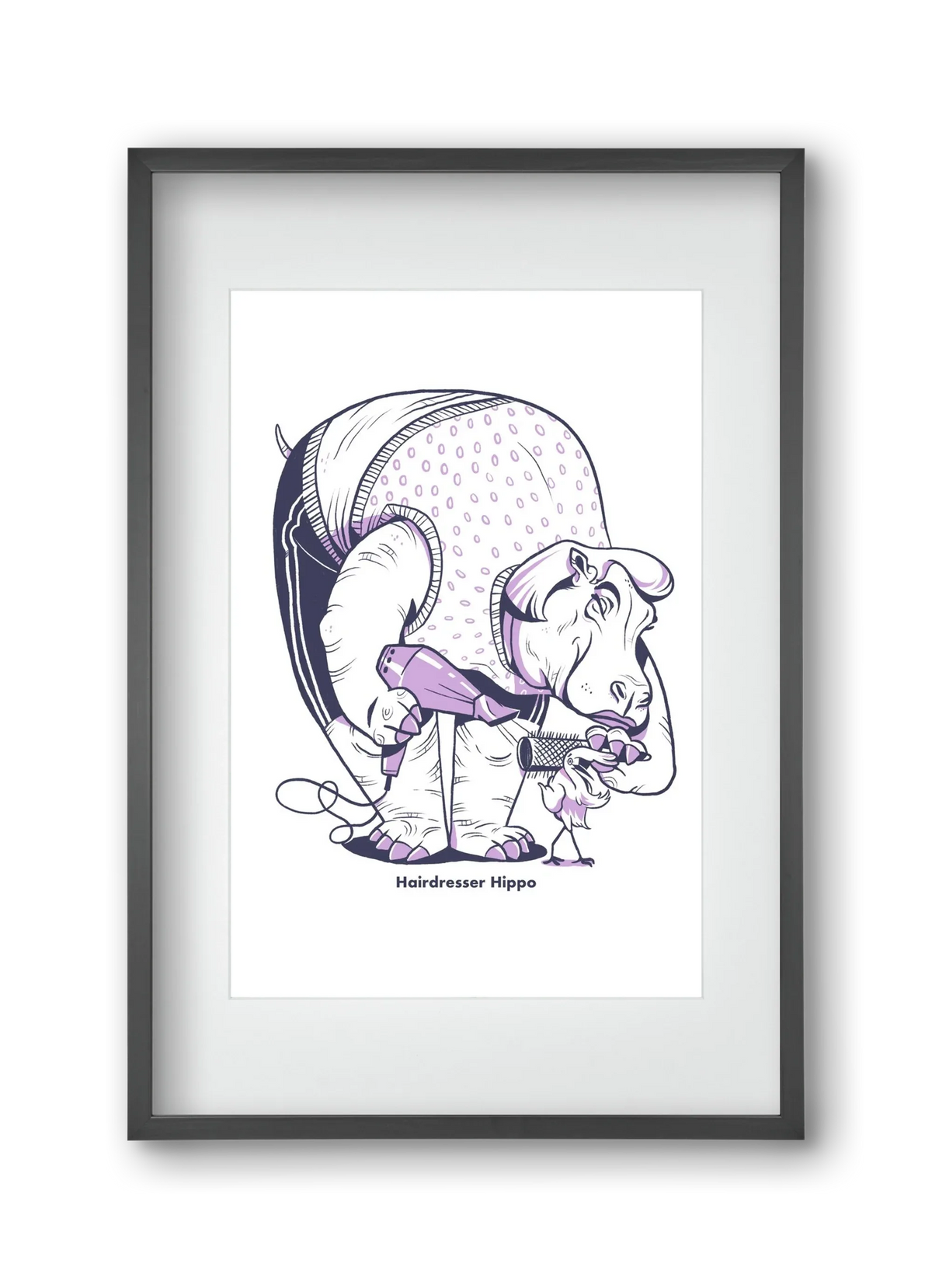 Hairdresser Hippo - artbridge
