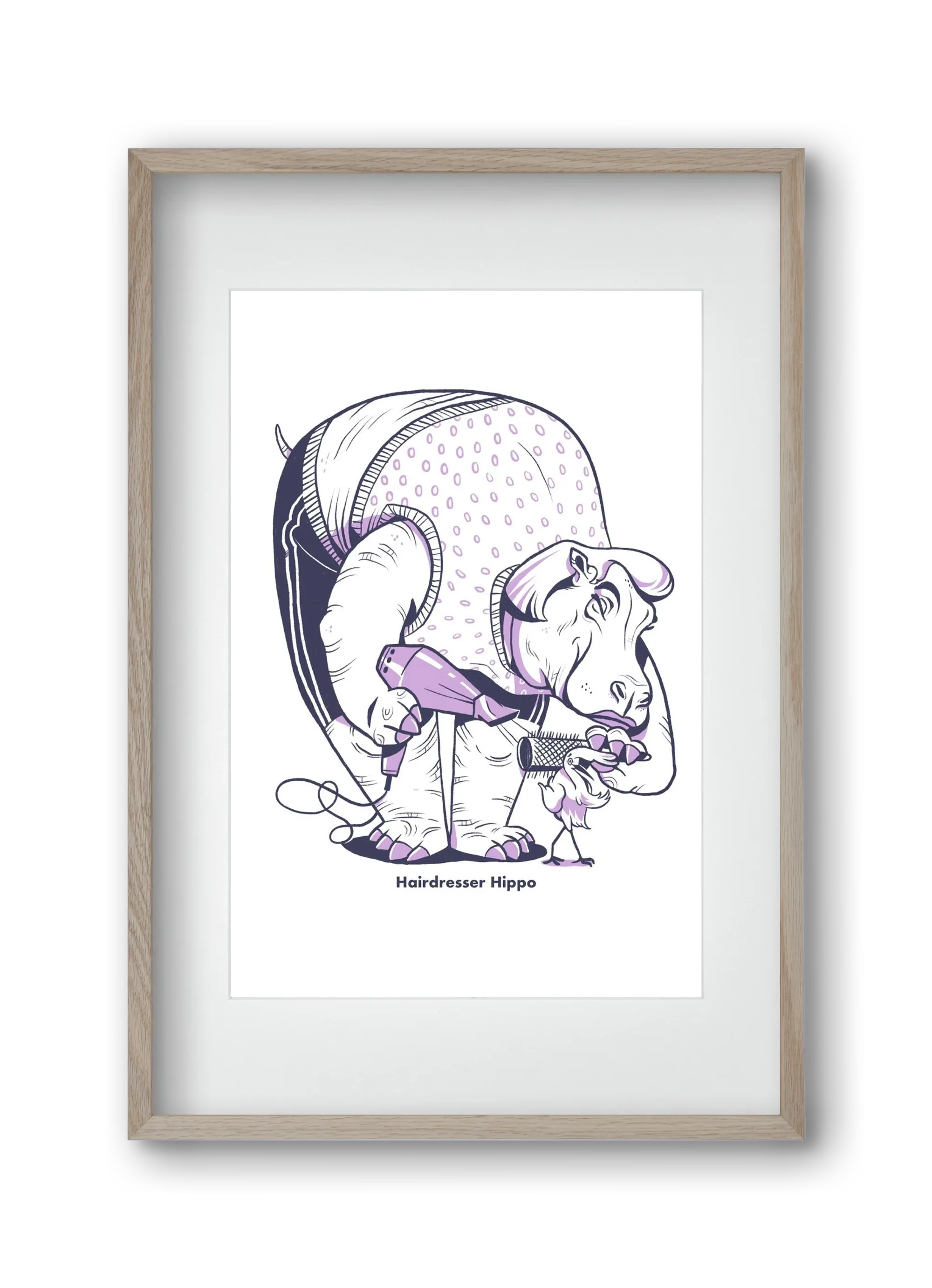 Hairdresser Hippo - artbridge