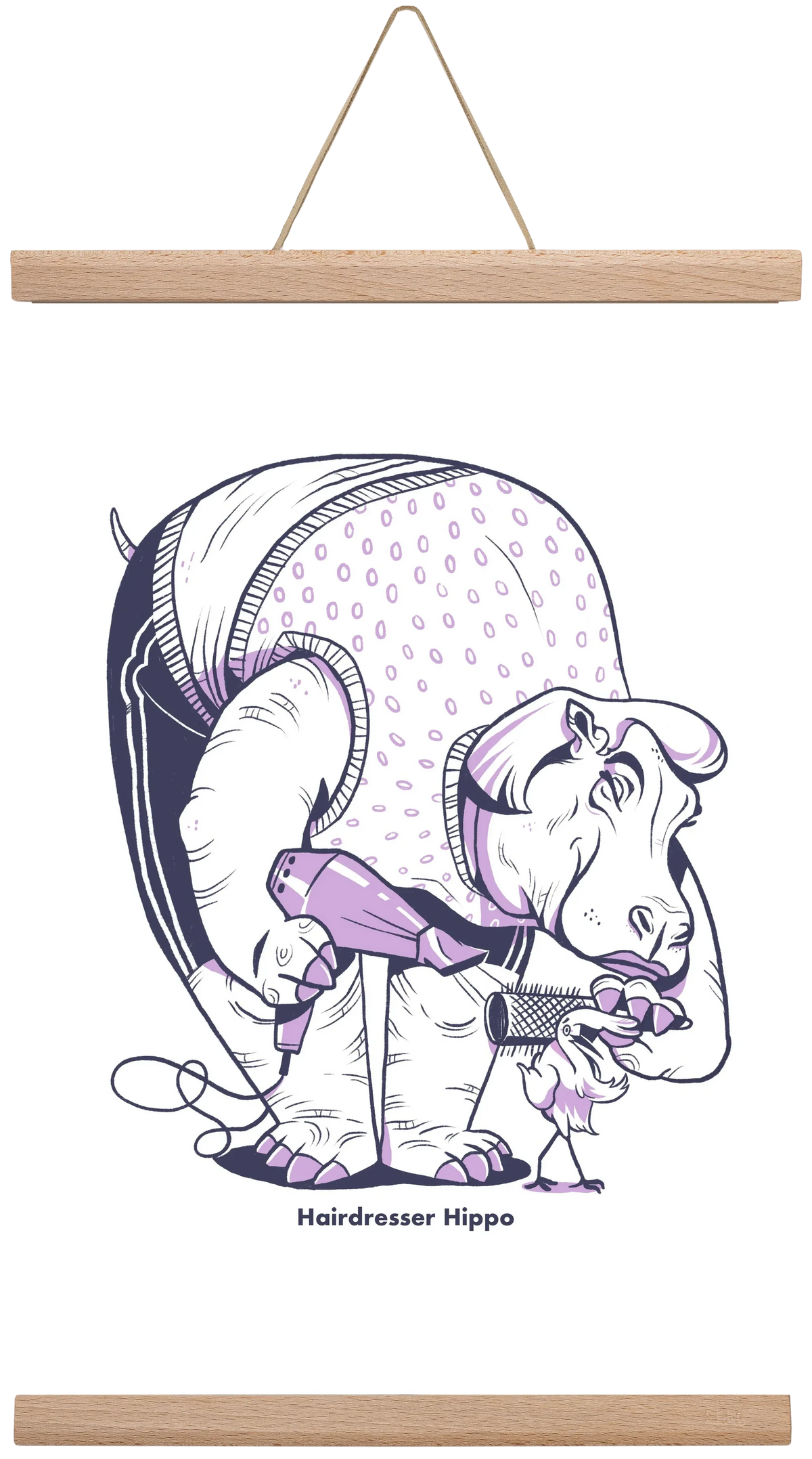 Hairdresser Hippo - artbridge