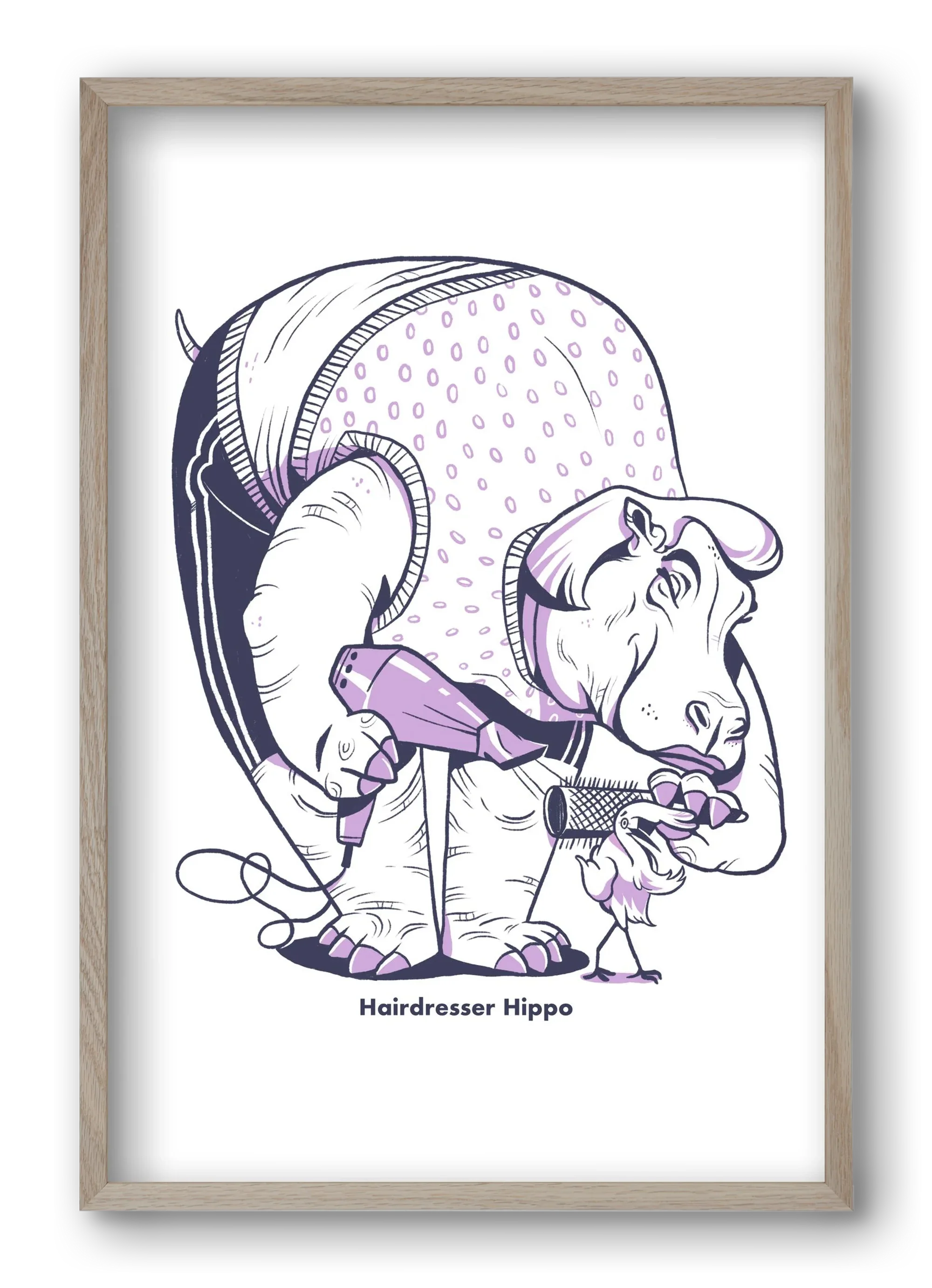 Hairdresser Hippo - artbridge
