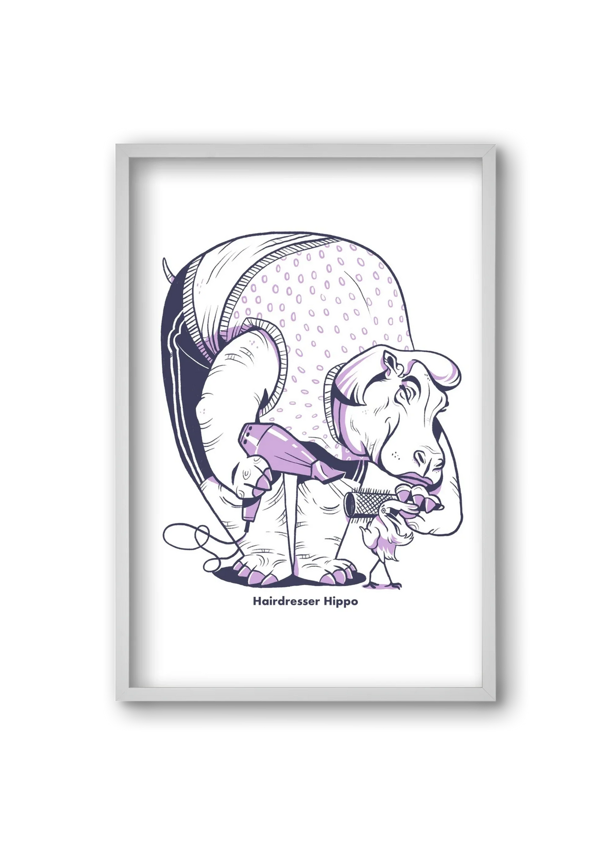 Hairdresser Hippo - artbridge