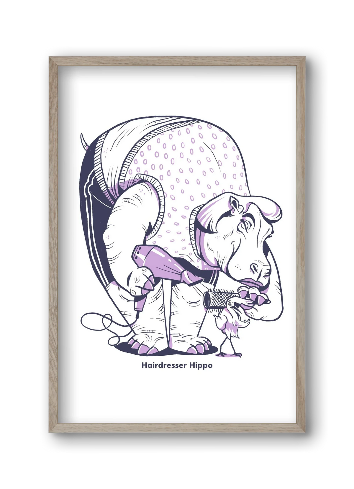 Hairdresser Hippo - artbridge