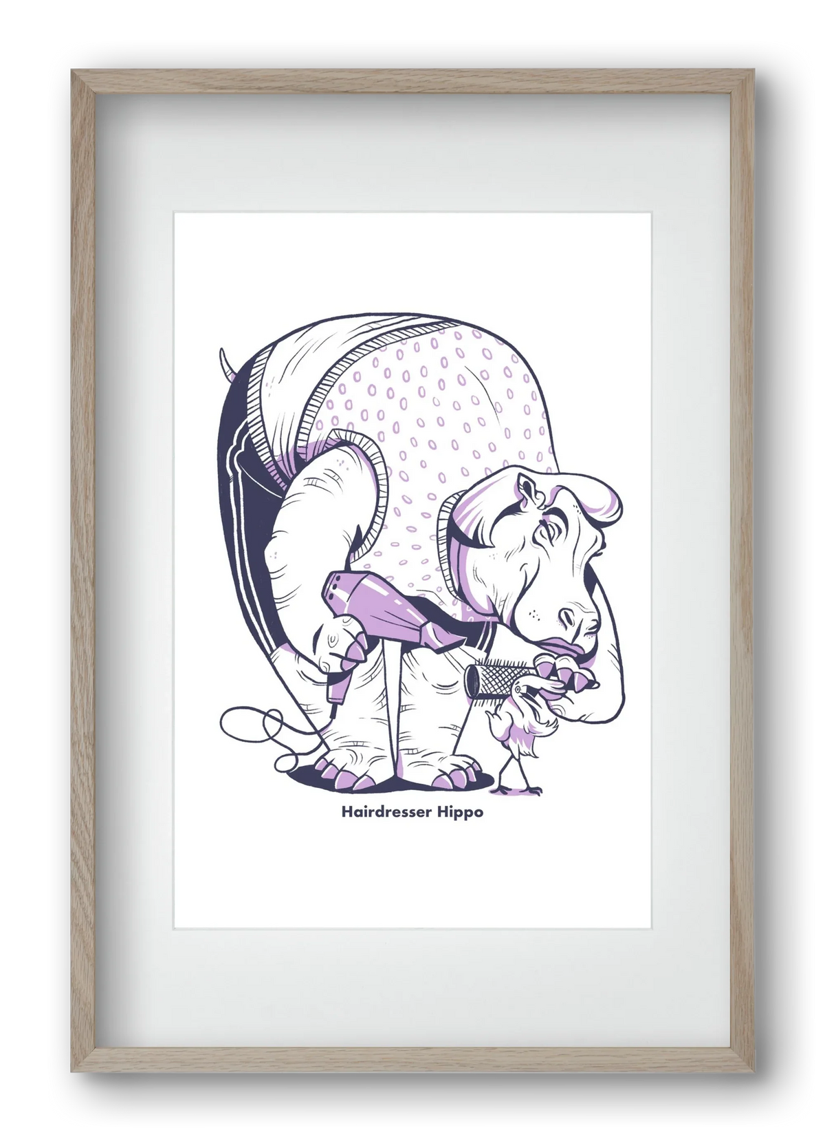 Hairdresser Hippo - artbridge