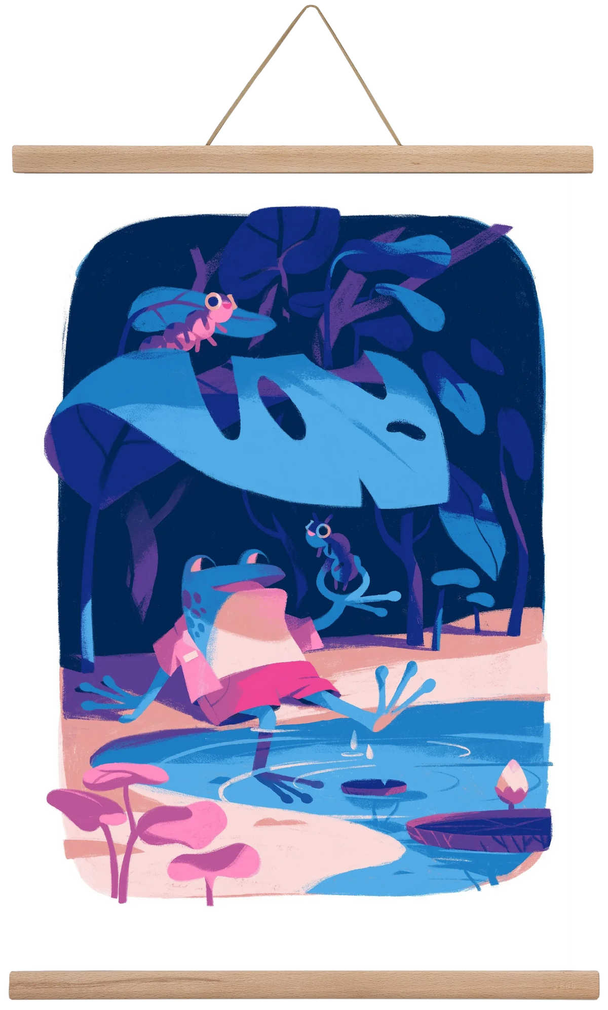 Frog in the puddle - artbridge