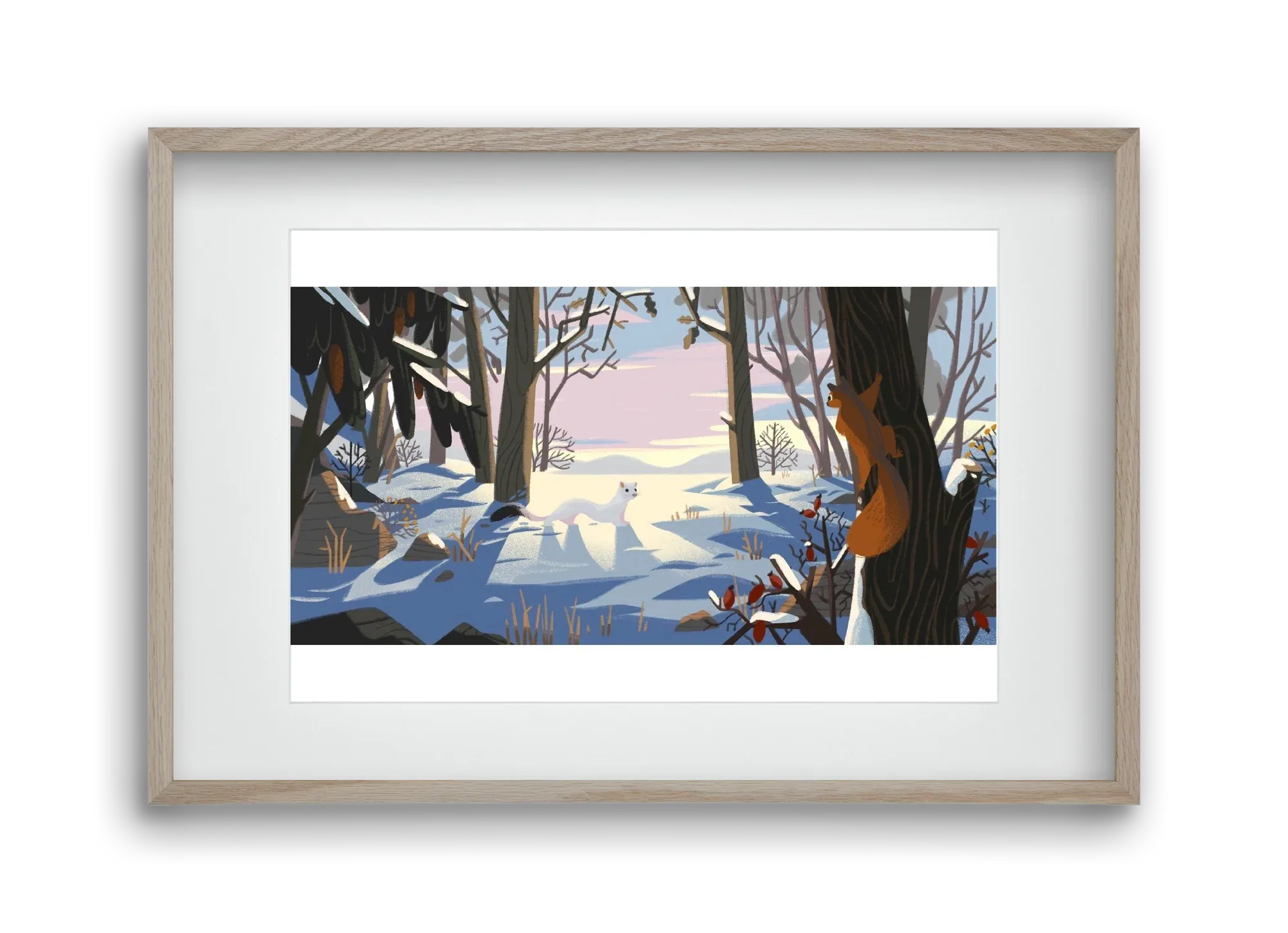 Squirrel and Stoat - artbridge
