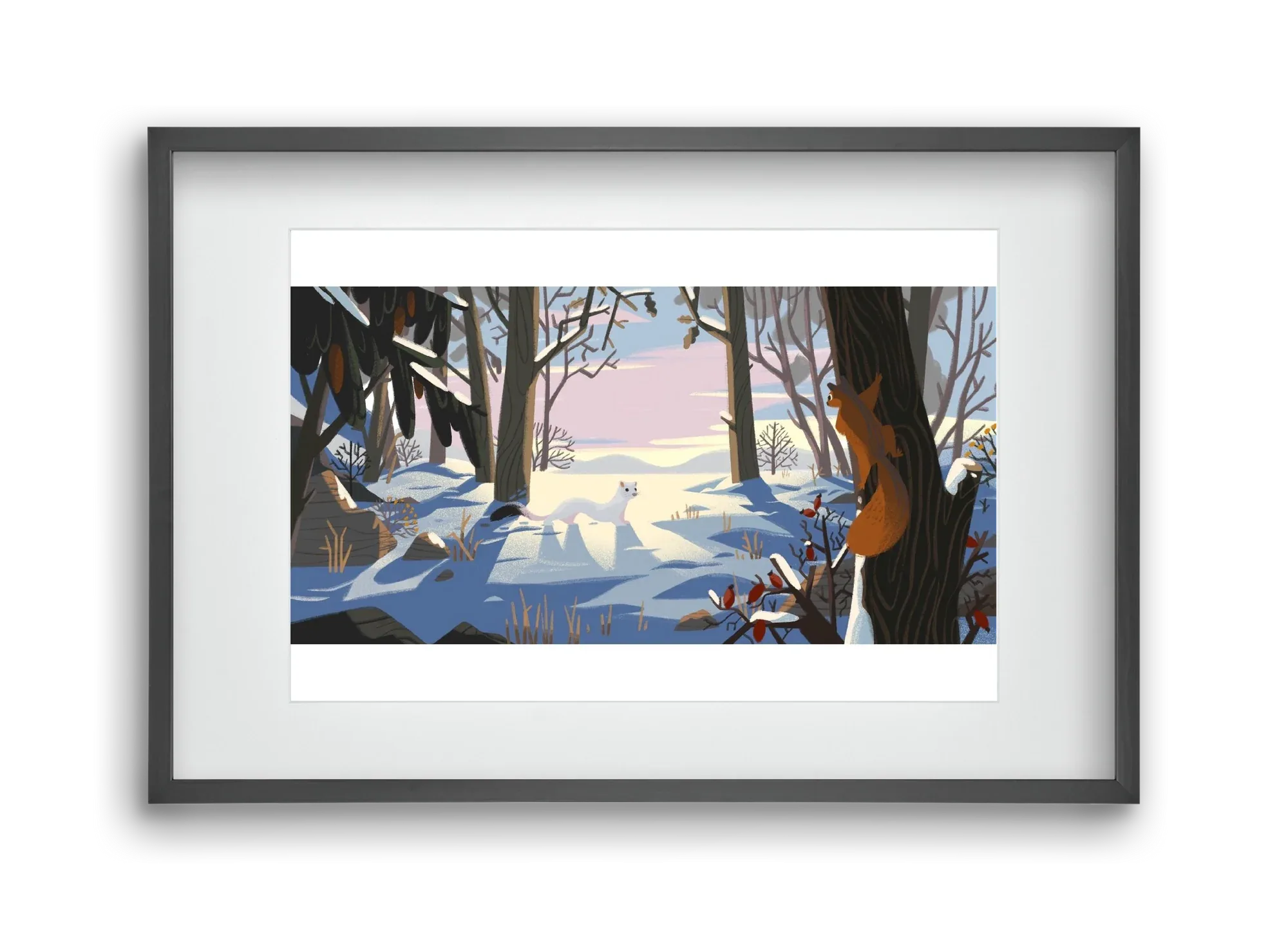 Squirrel and Stoat - artbridge