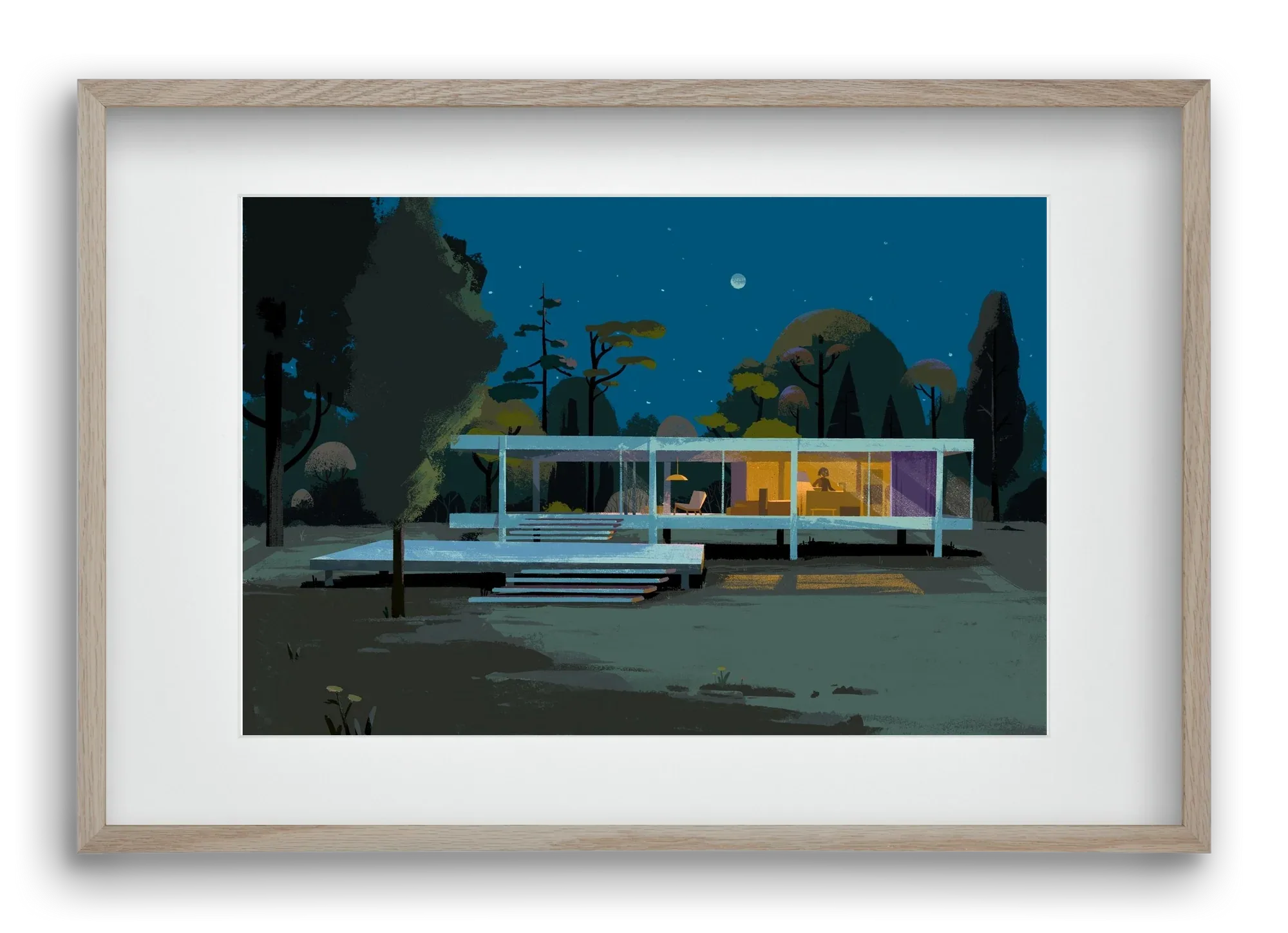 Mid-century at midnight - artbridge