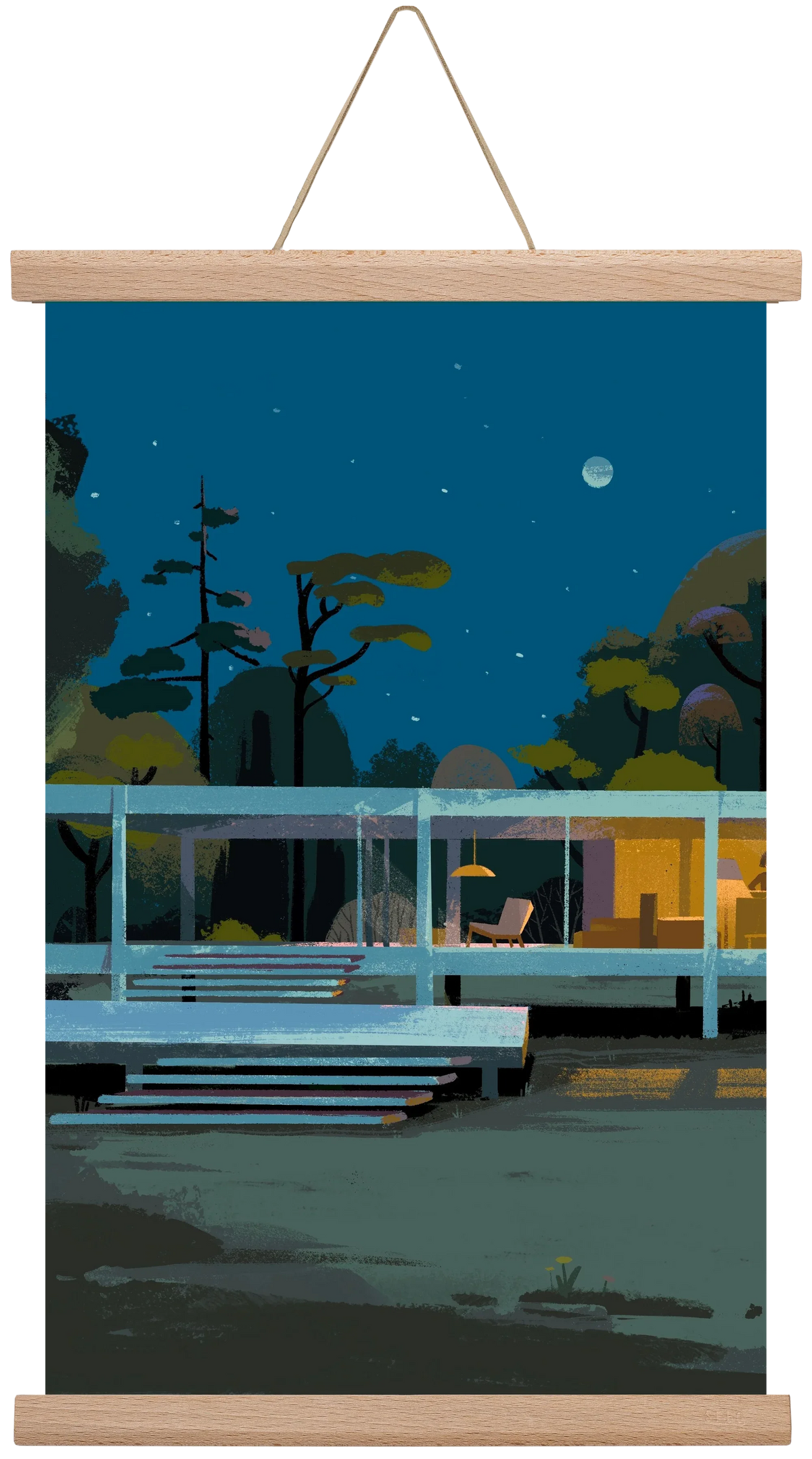 Mid-century at midnight - artbridge