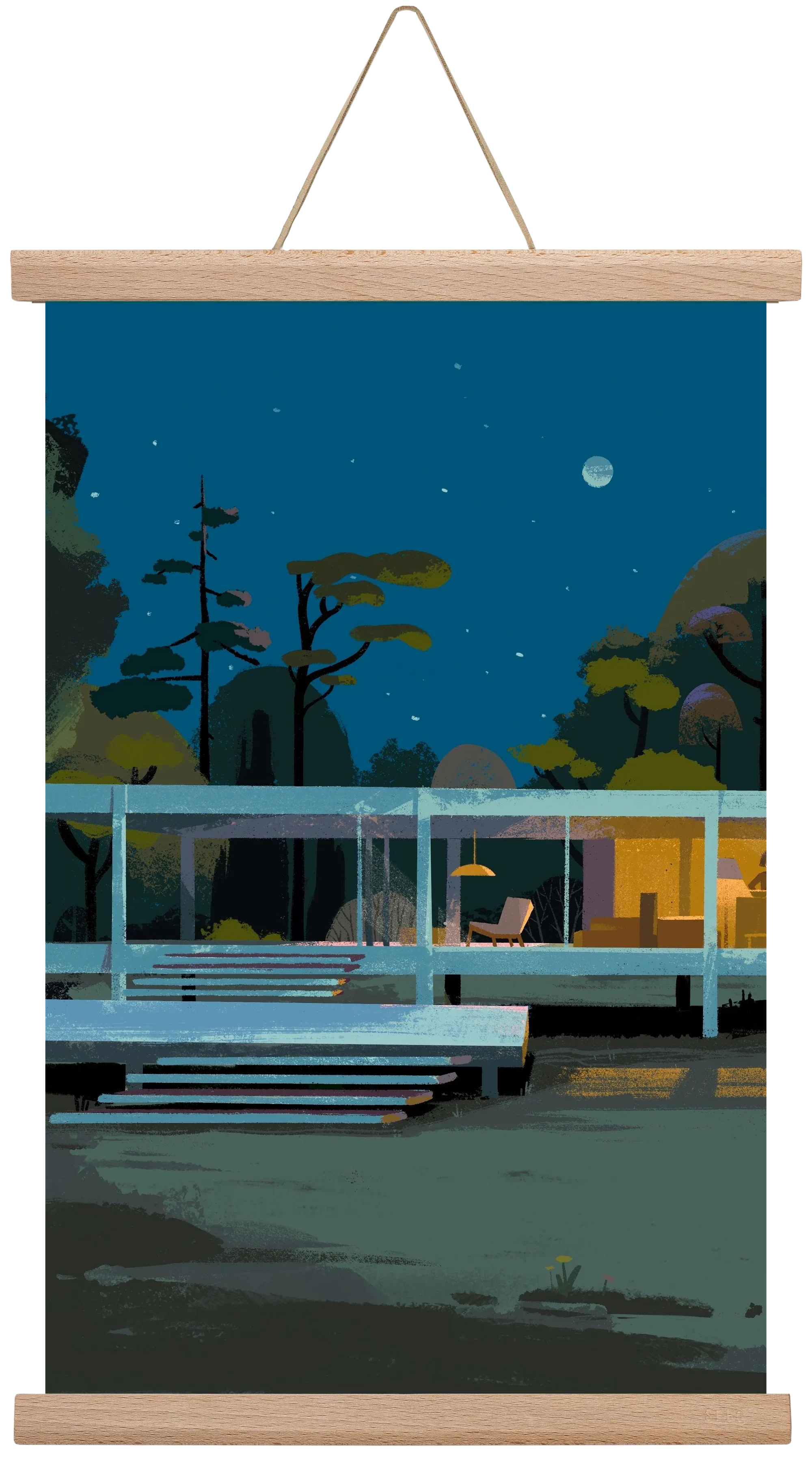 Mid-century at midnight - artbridge