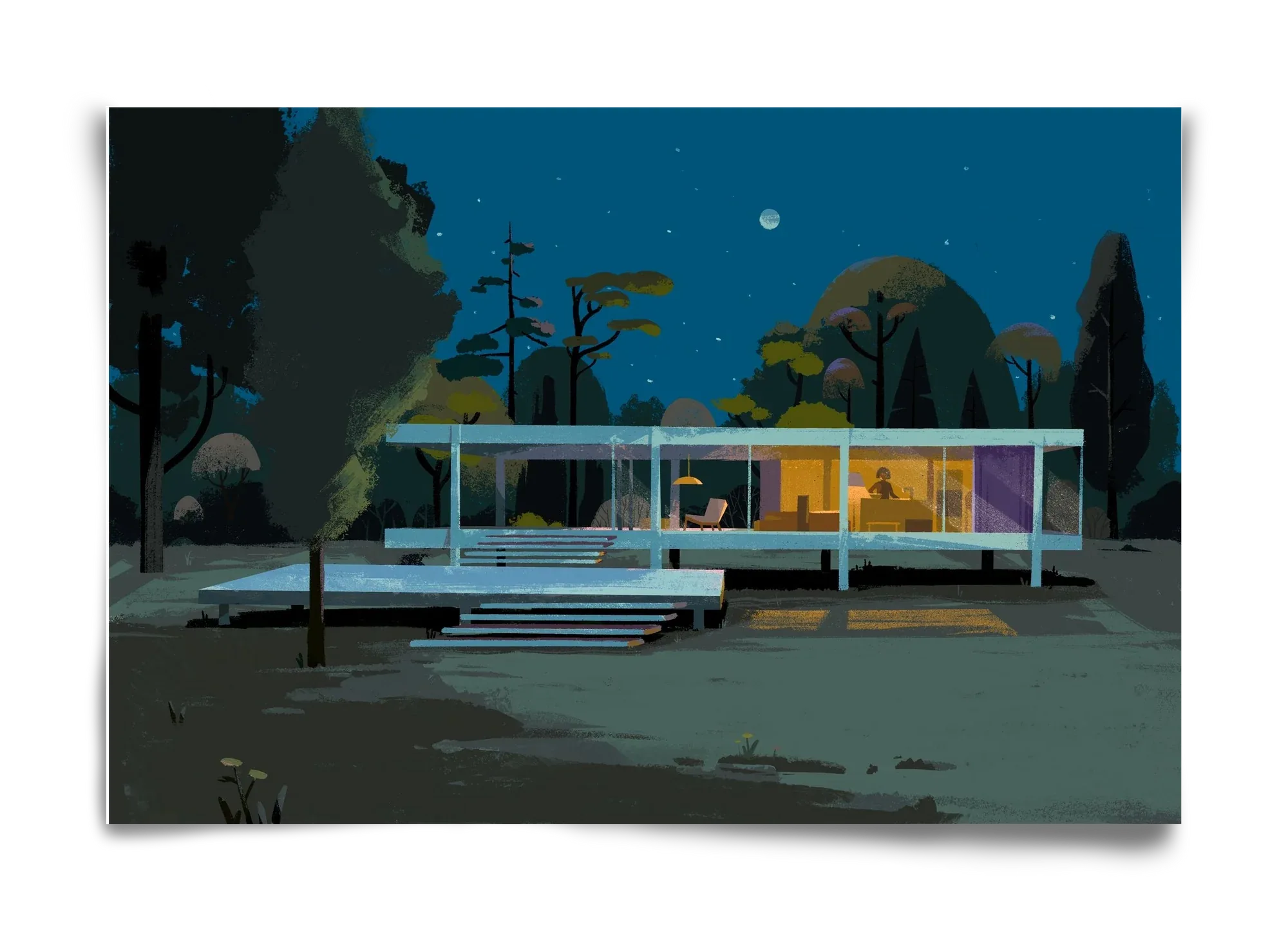 Mid-century at midnight - artbridge