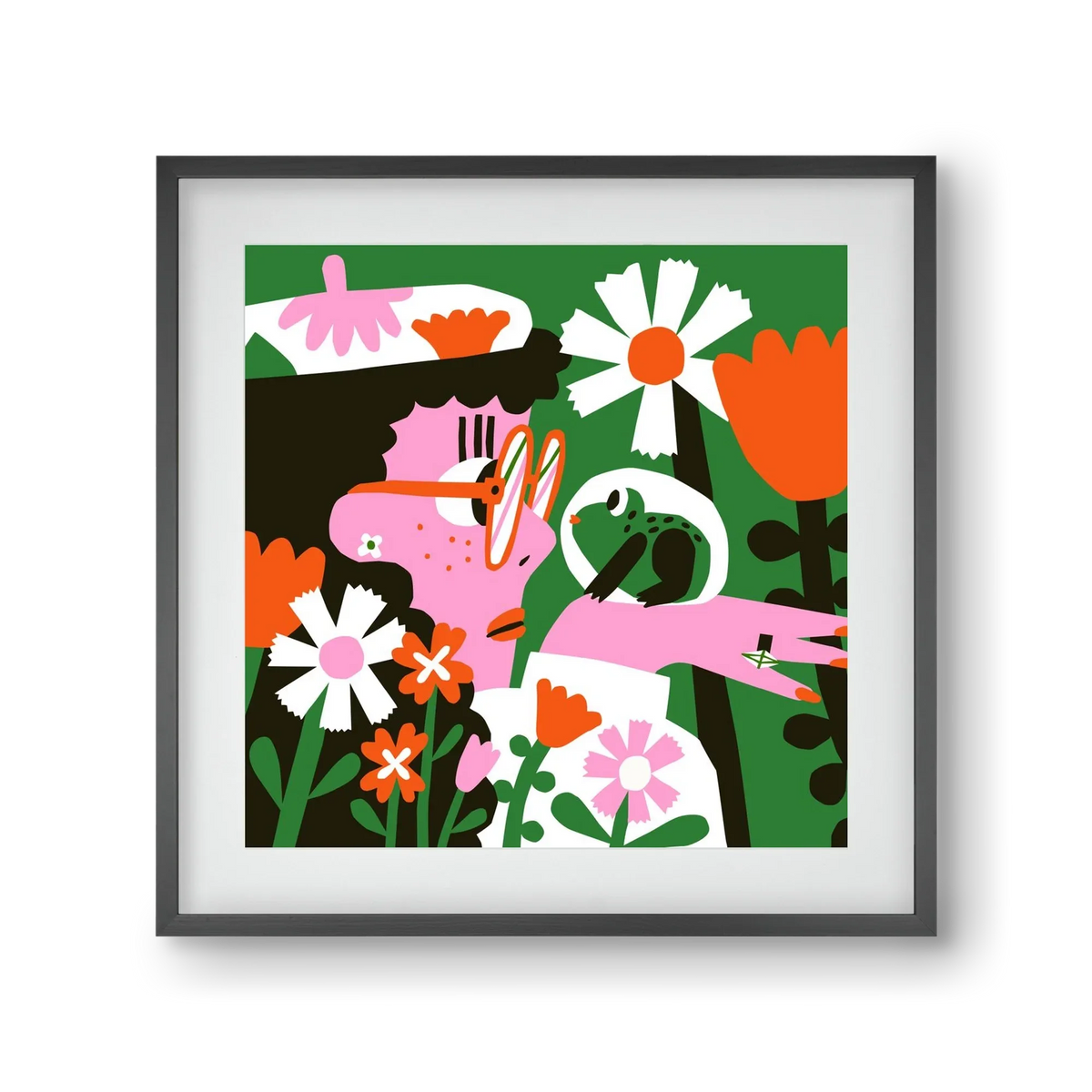 Frog in the garden - artbridge
