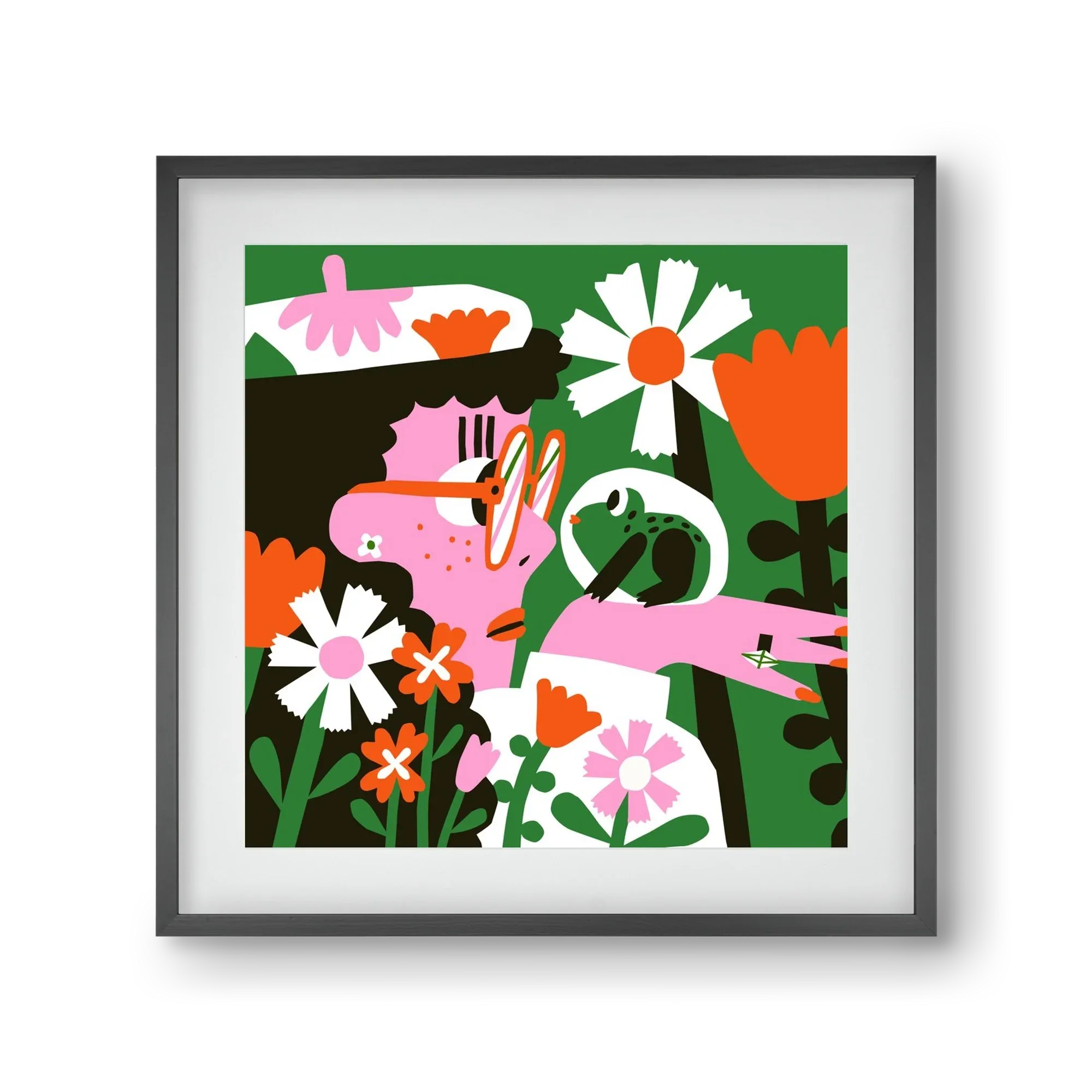 Frog in the garden - artbridge