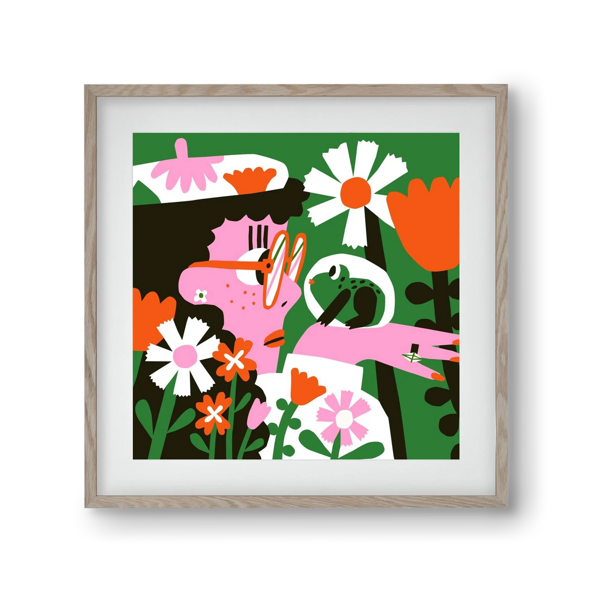 Frog in the garden - artbridge