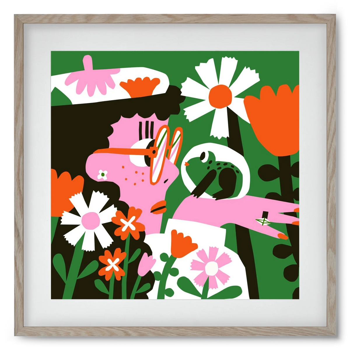 Frog in the garden - artbridge