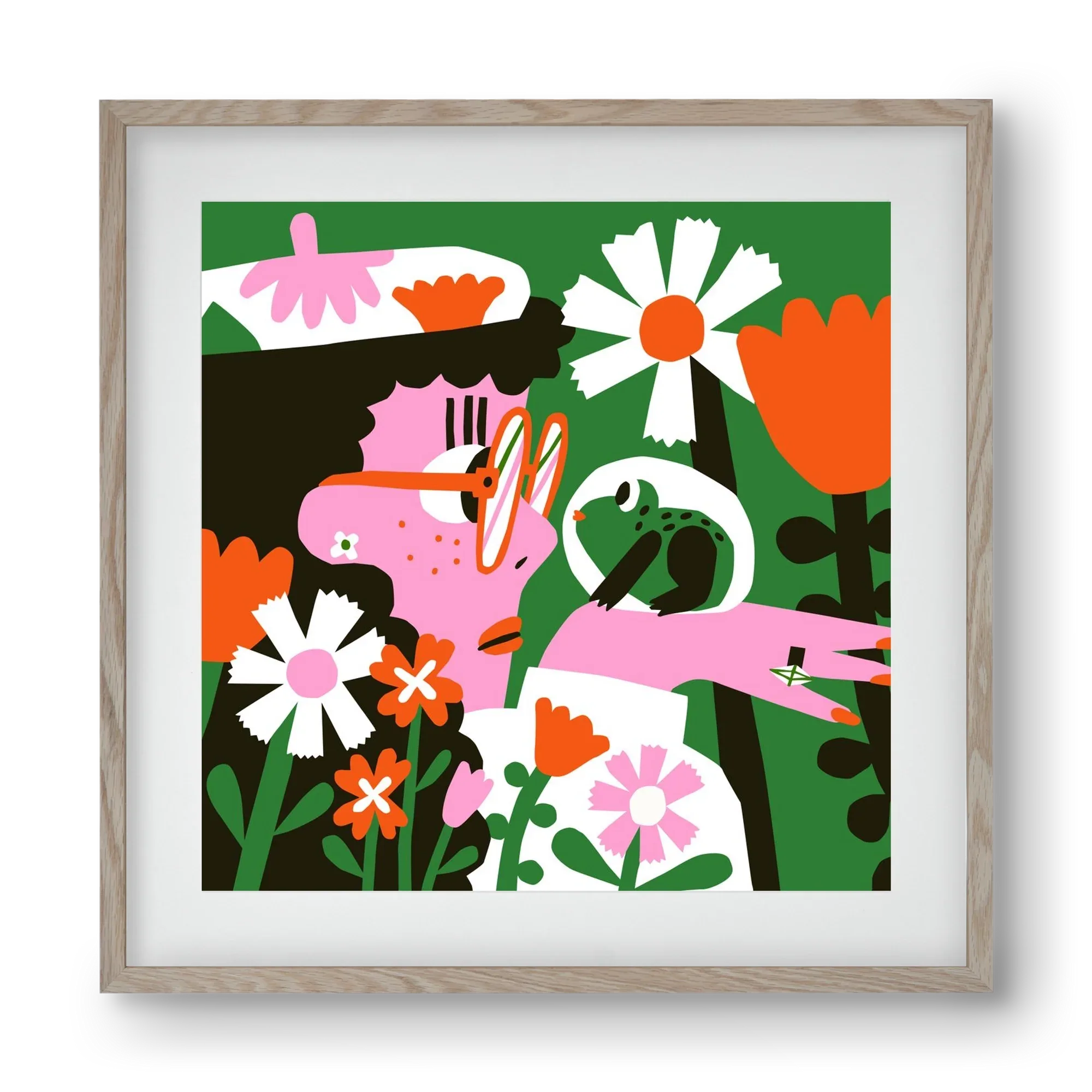 Frog in the garden - artbridge