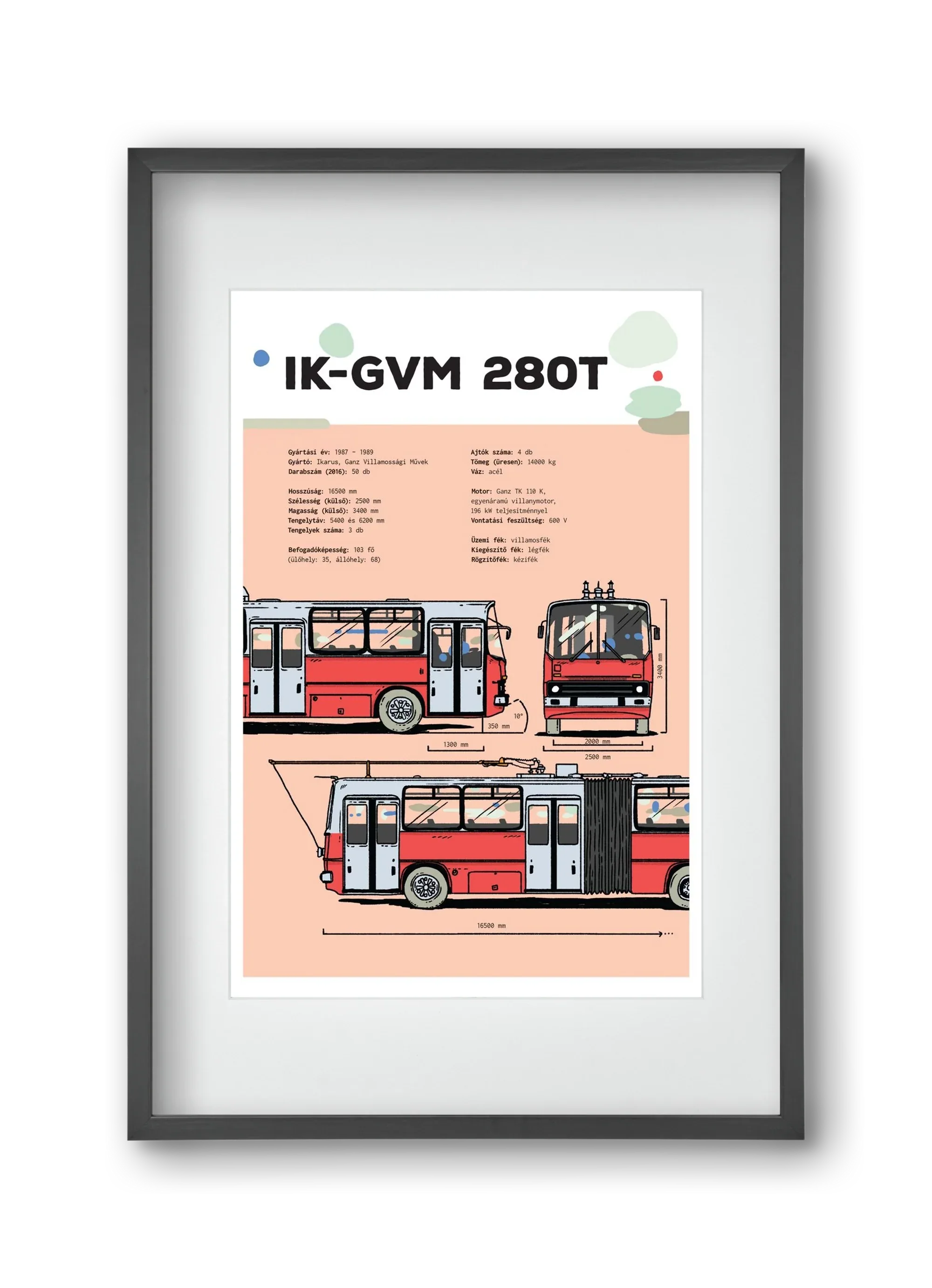 Troli (IK-GVM 280T) jellegrajz - artbridge