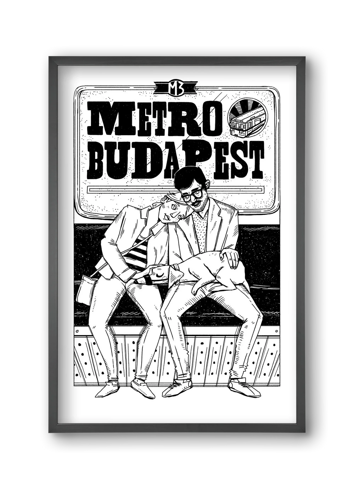 M3 metro kutyával - artbridge