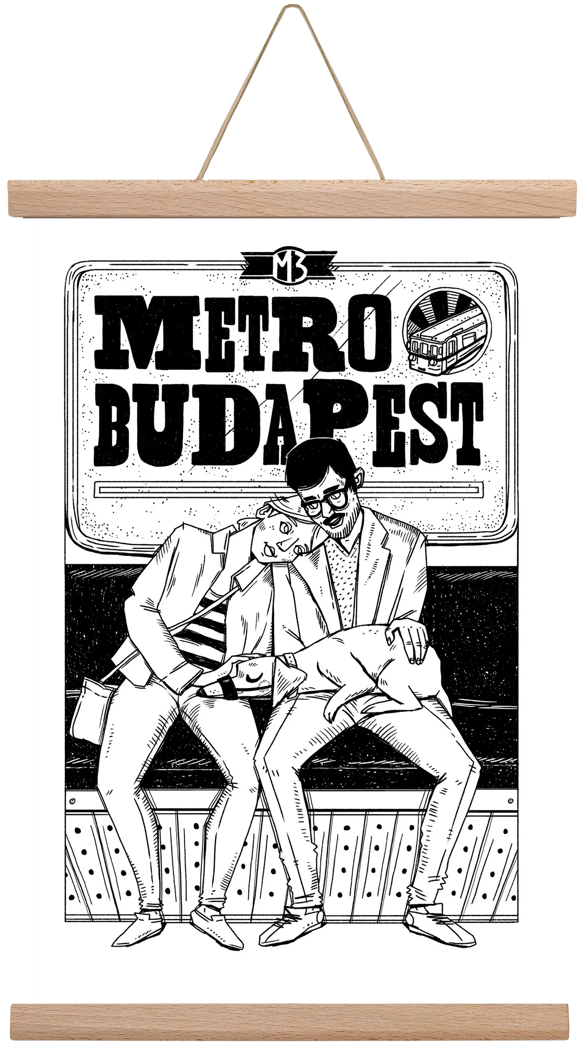 M3 metro kutyával - artbridge