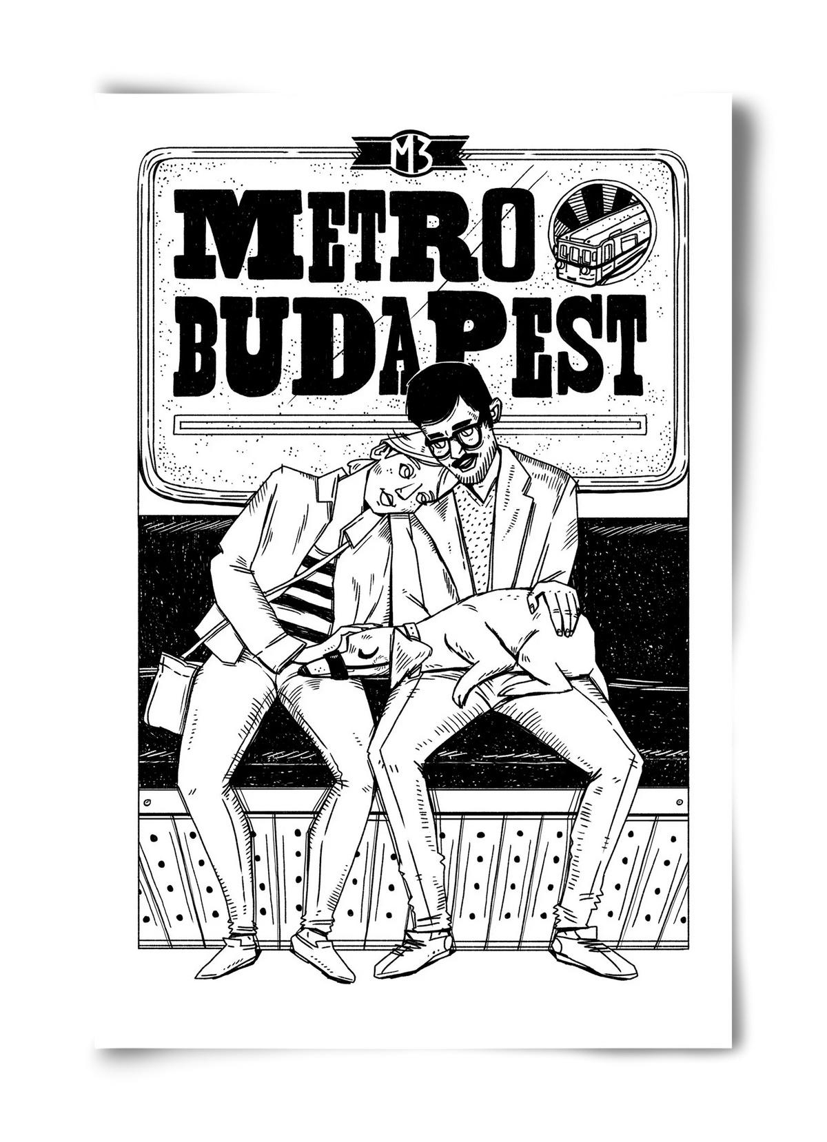 M3 metro kutyával - artbridge