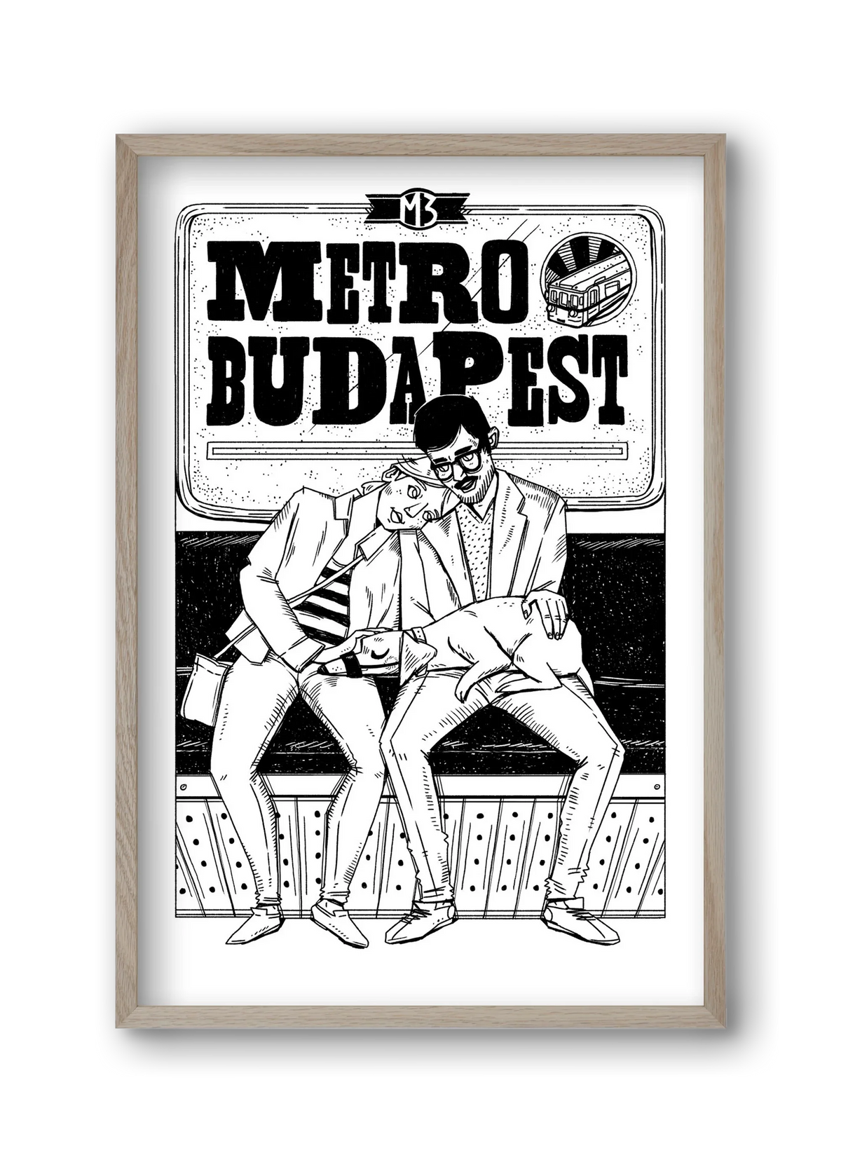 M3 metro kutyával - artbridge