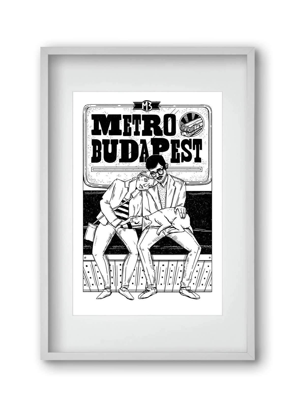 M3 metro kutyával - artbridge