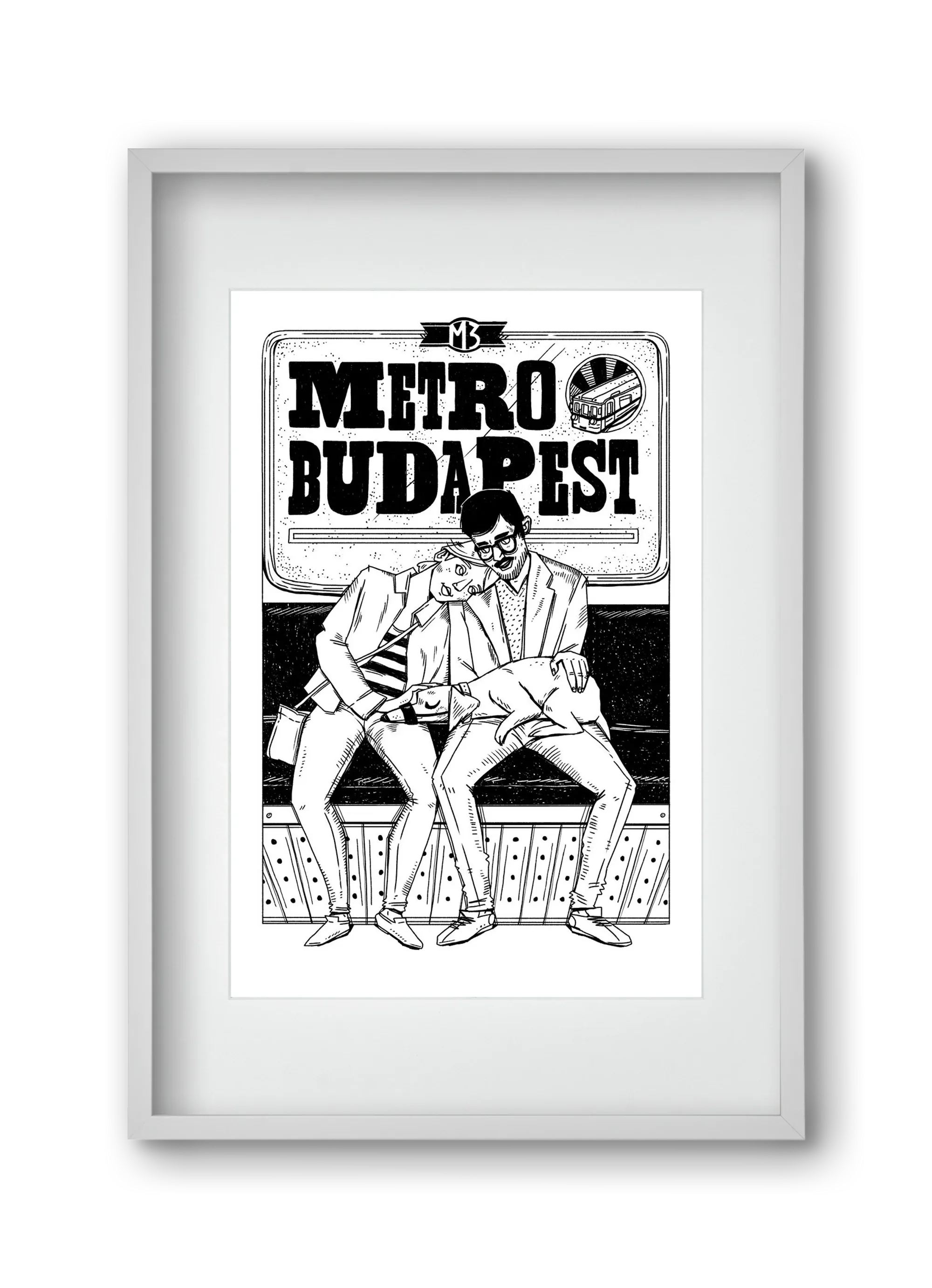 M3 metro kutyával - artbridge