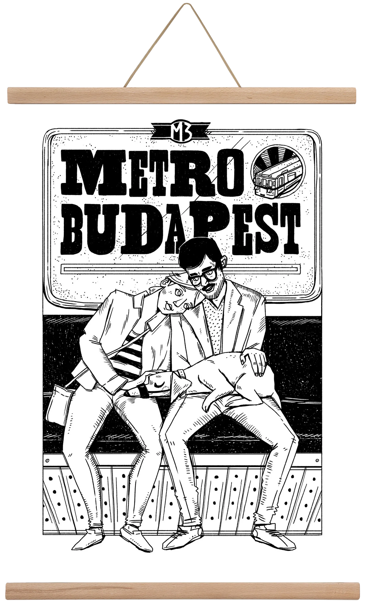 M3 metro kutyával - artbridge