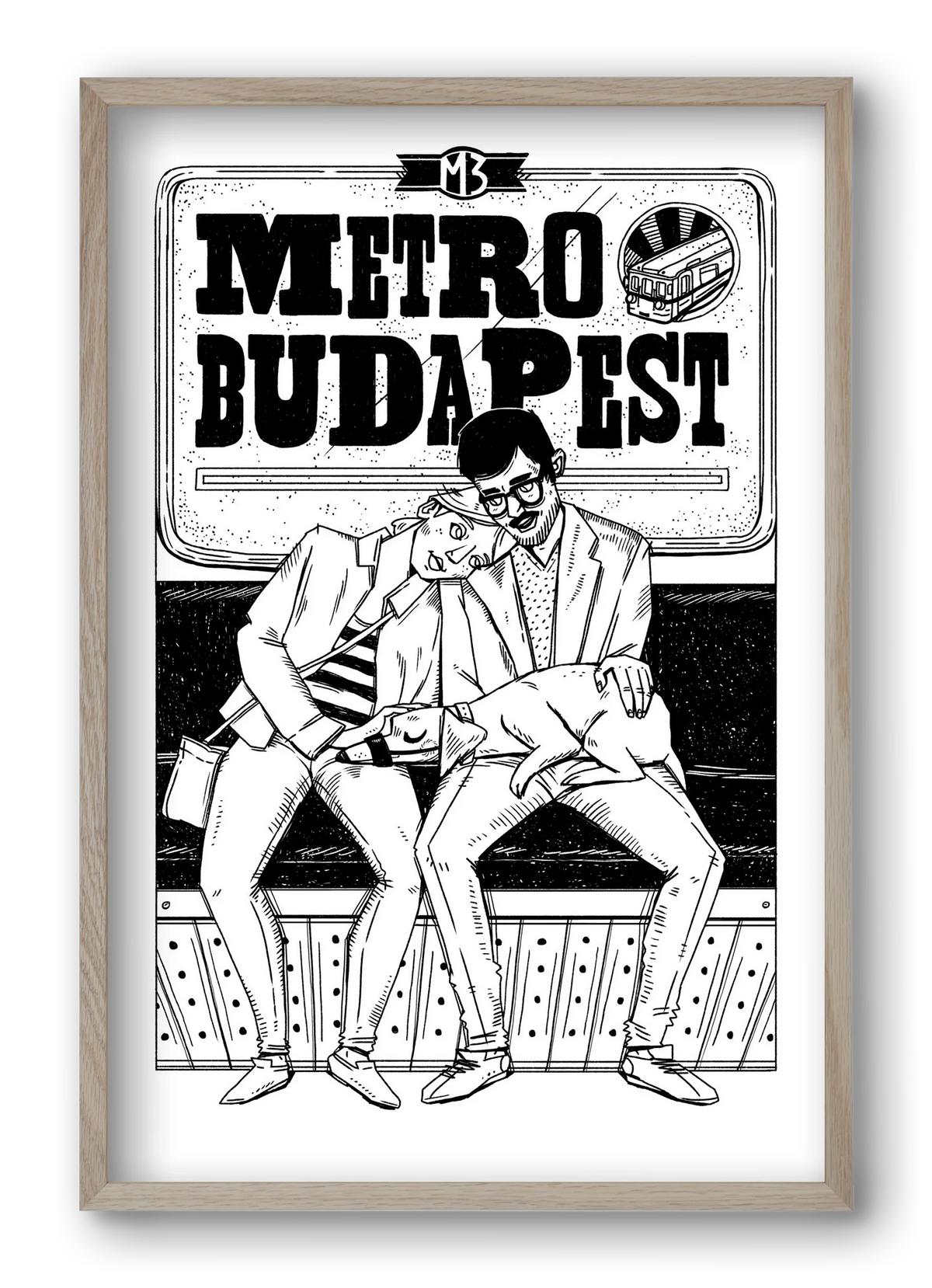M3 metro kutyával - artbridge