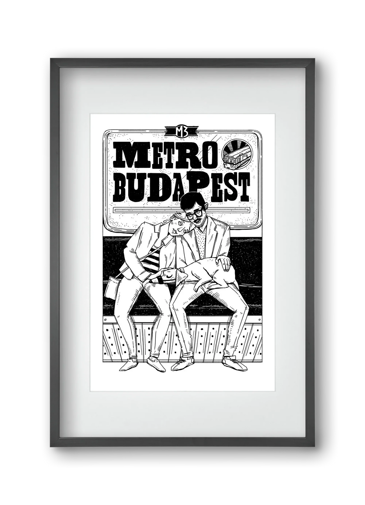 M3 metro kutyával - artbridge