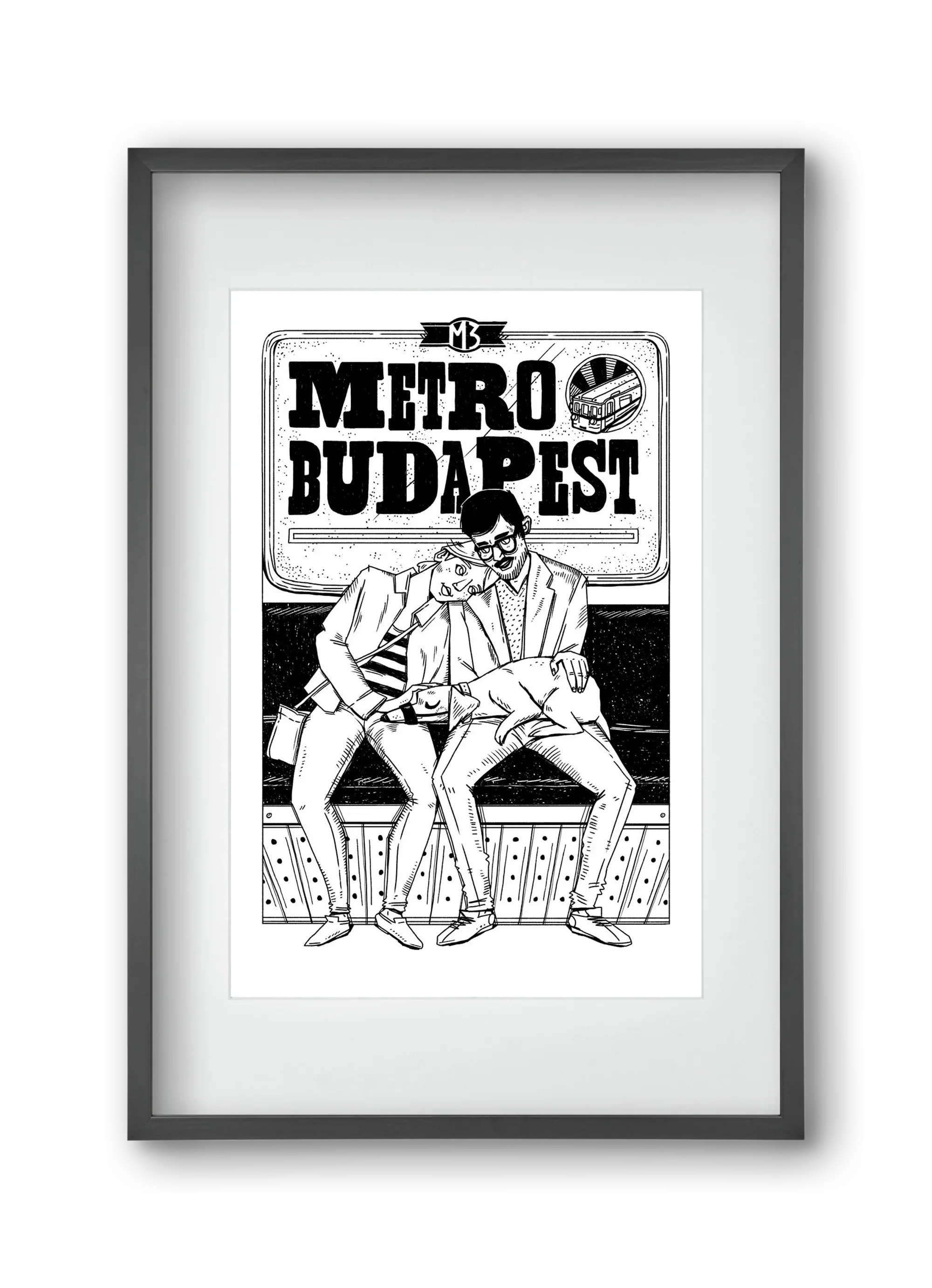 M3 metro kutyával - artbridge