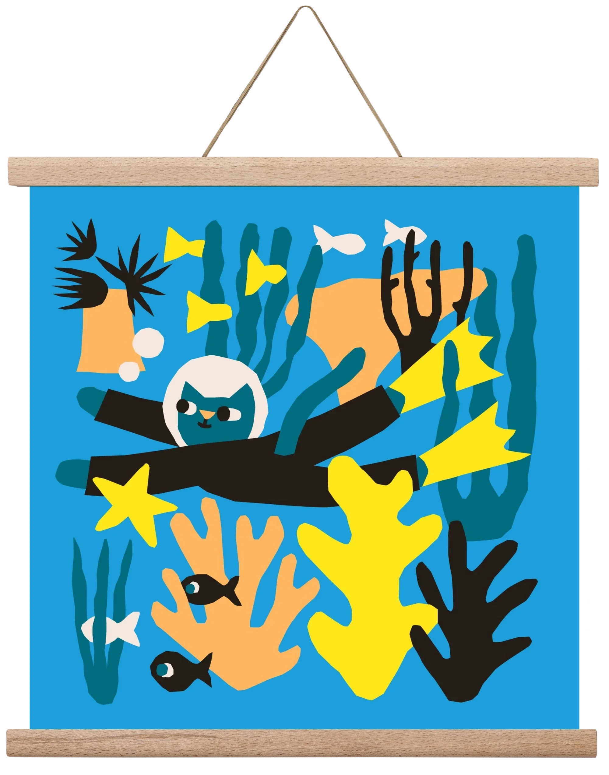 Diving Cat - artbridge