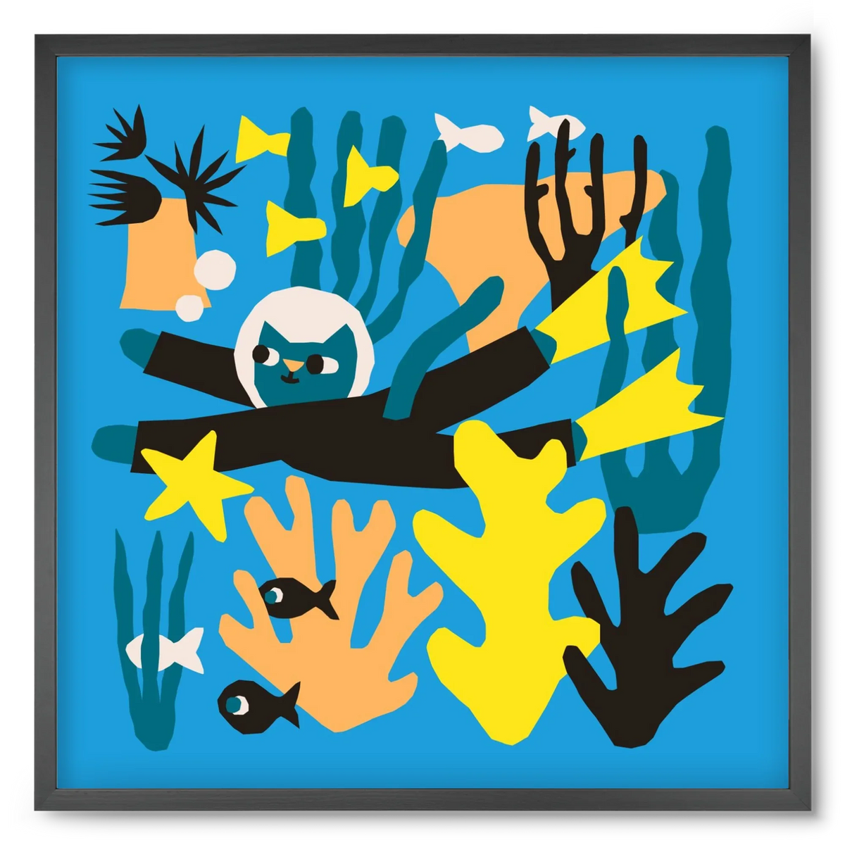 Diving Cat - artbridge