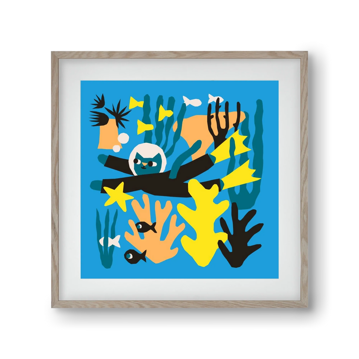 Diving Cat - artbridge