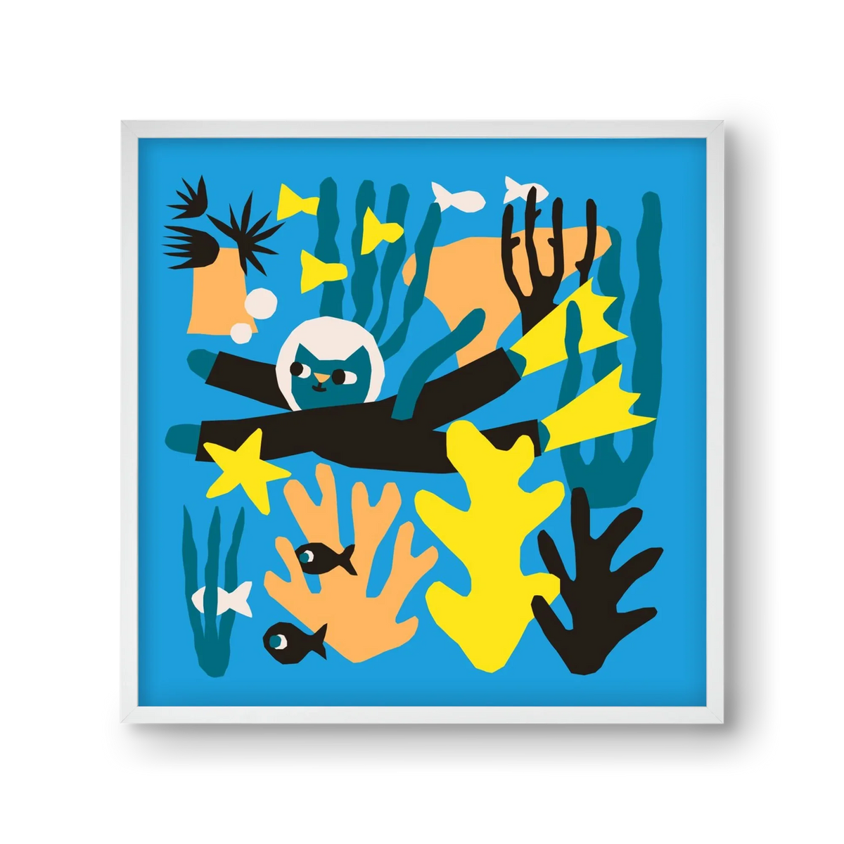 Diving Cat - artbridge